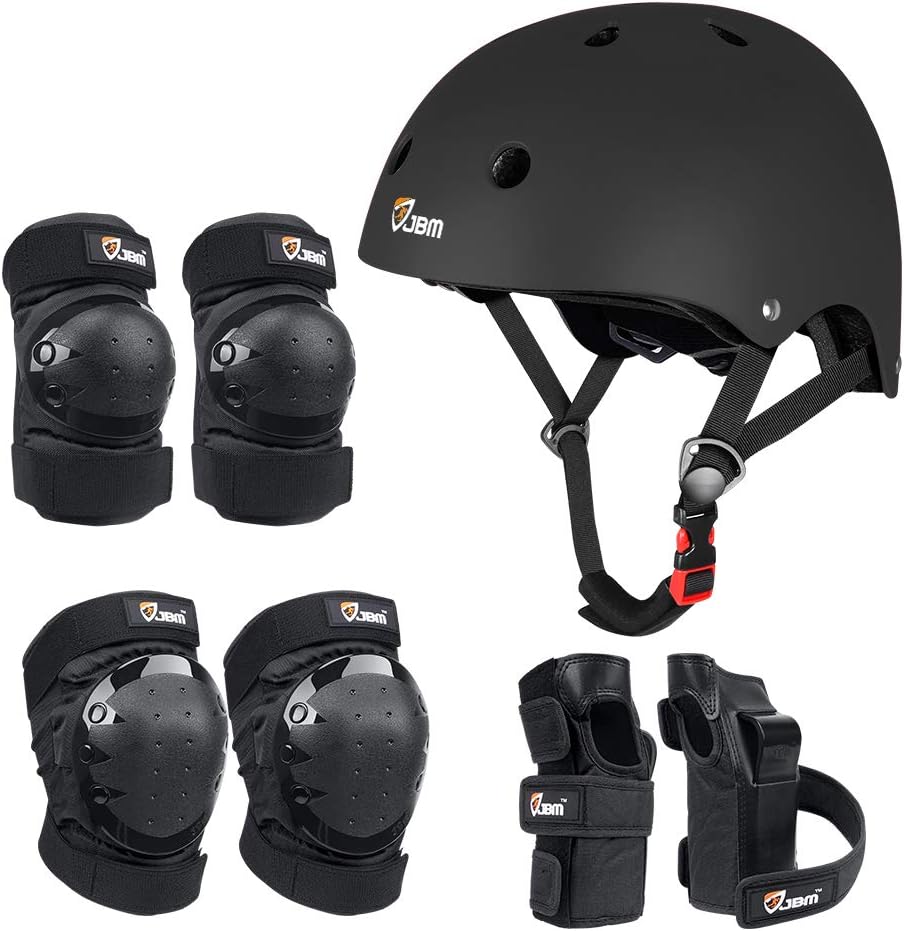 JBM Adult & Kid Skating Protective Gear Set for Beginner to Advanced, Skateboard...