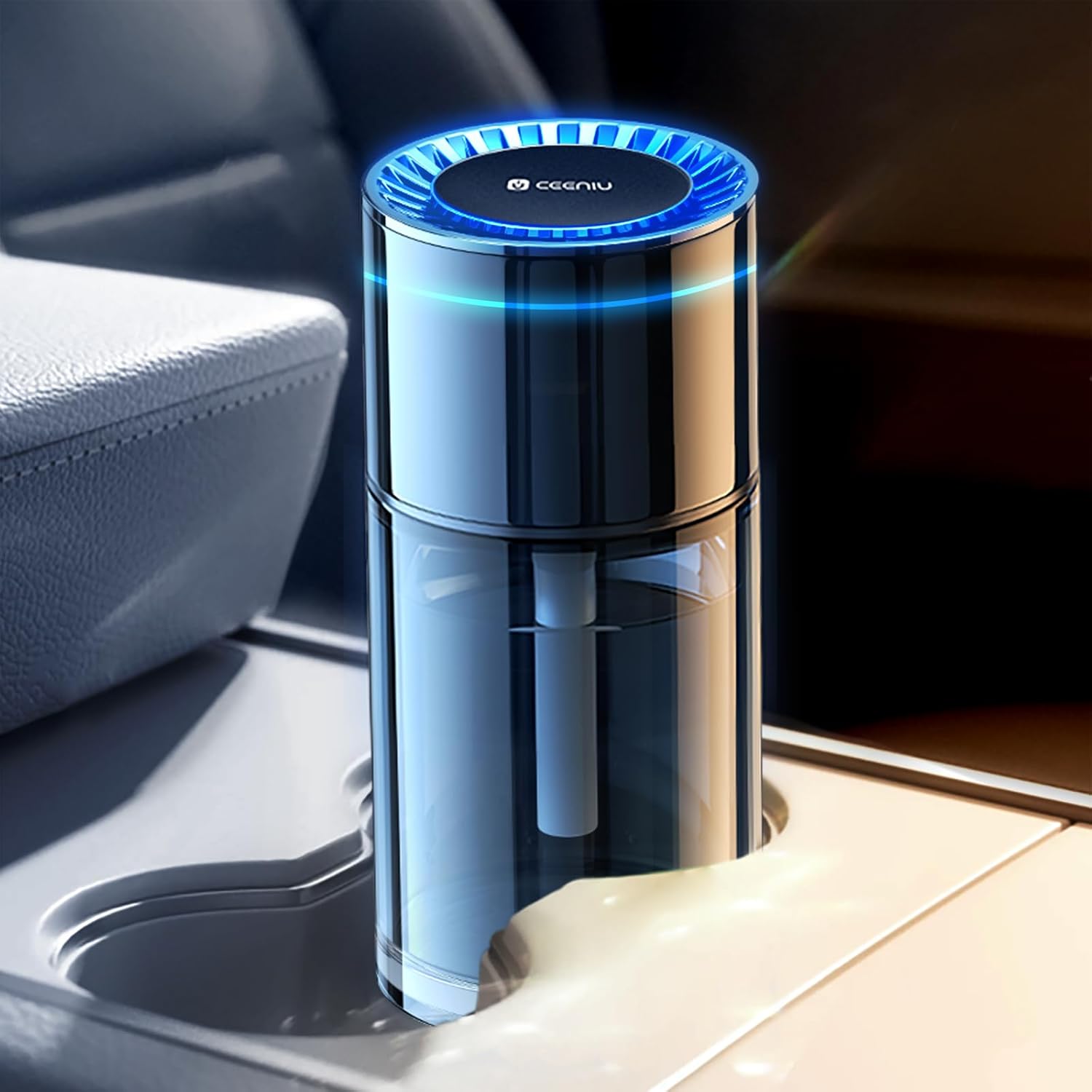 Ceeniu New Smart Car Air Freshener, 135ml Last 6 Months, Auto Start/Stop, Car Fr...