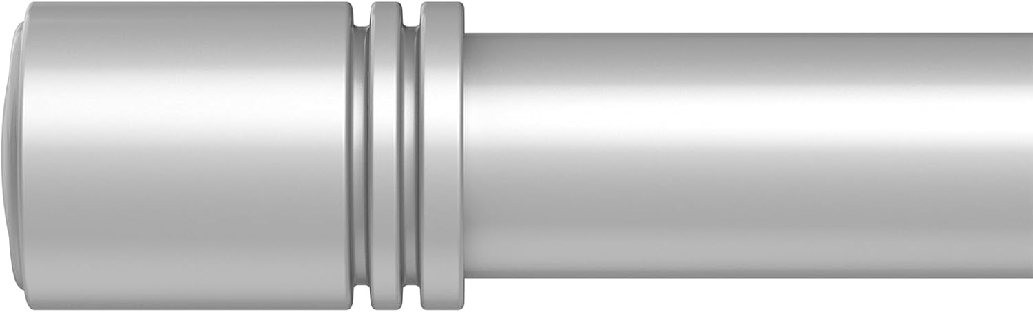 Curtain Rods for Windows 48 to 84 inches, 6/8 inch Diameter Adjustable Length En...