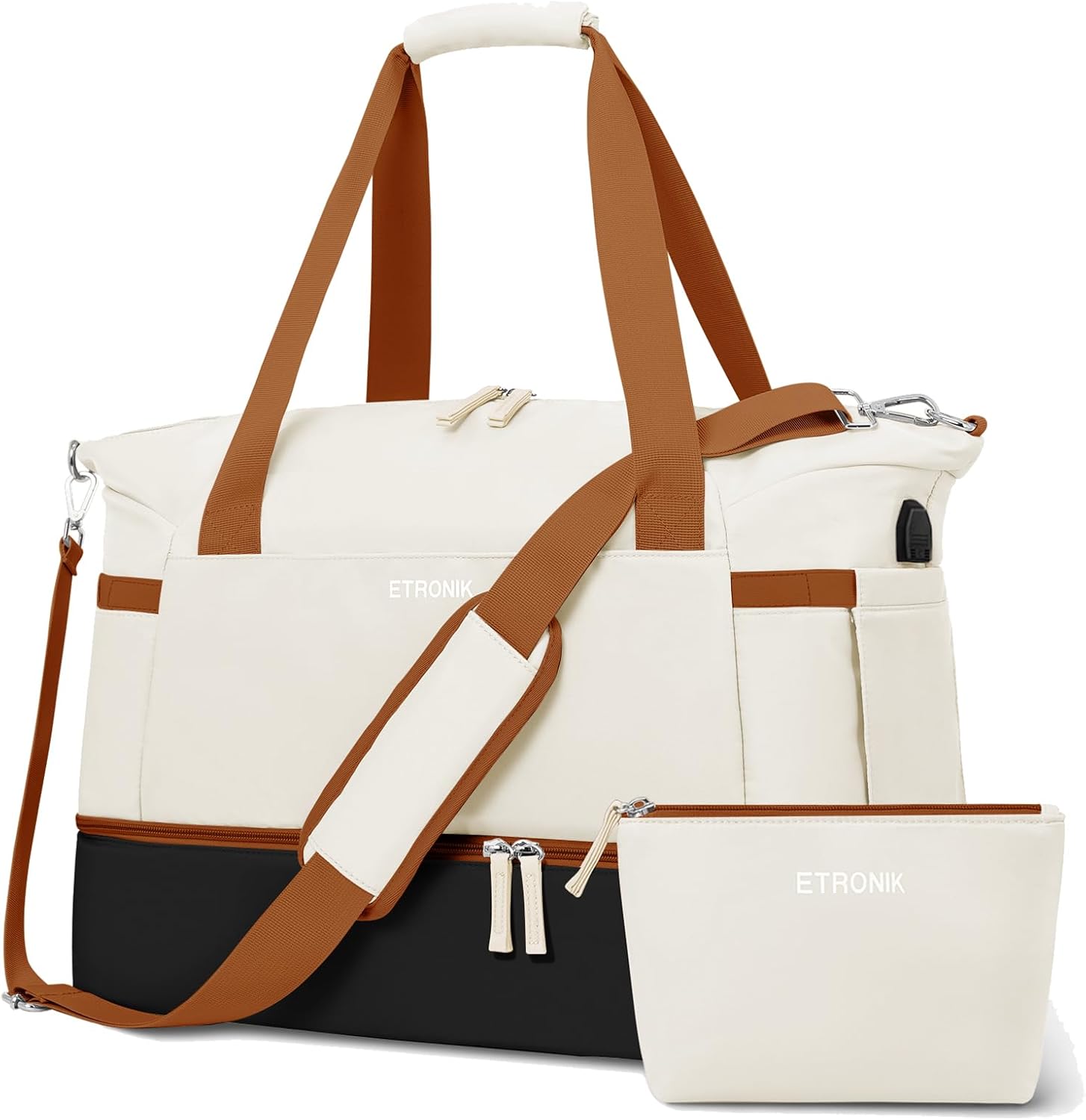 ETRONIK Gym Bag for Women, Special Personal Item Travel Duffel Bag, Unique Weeke...