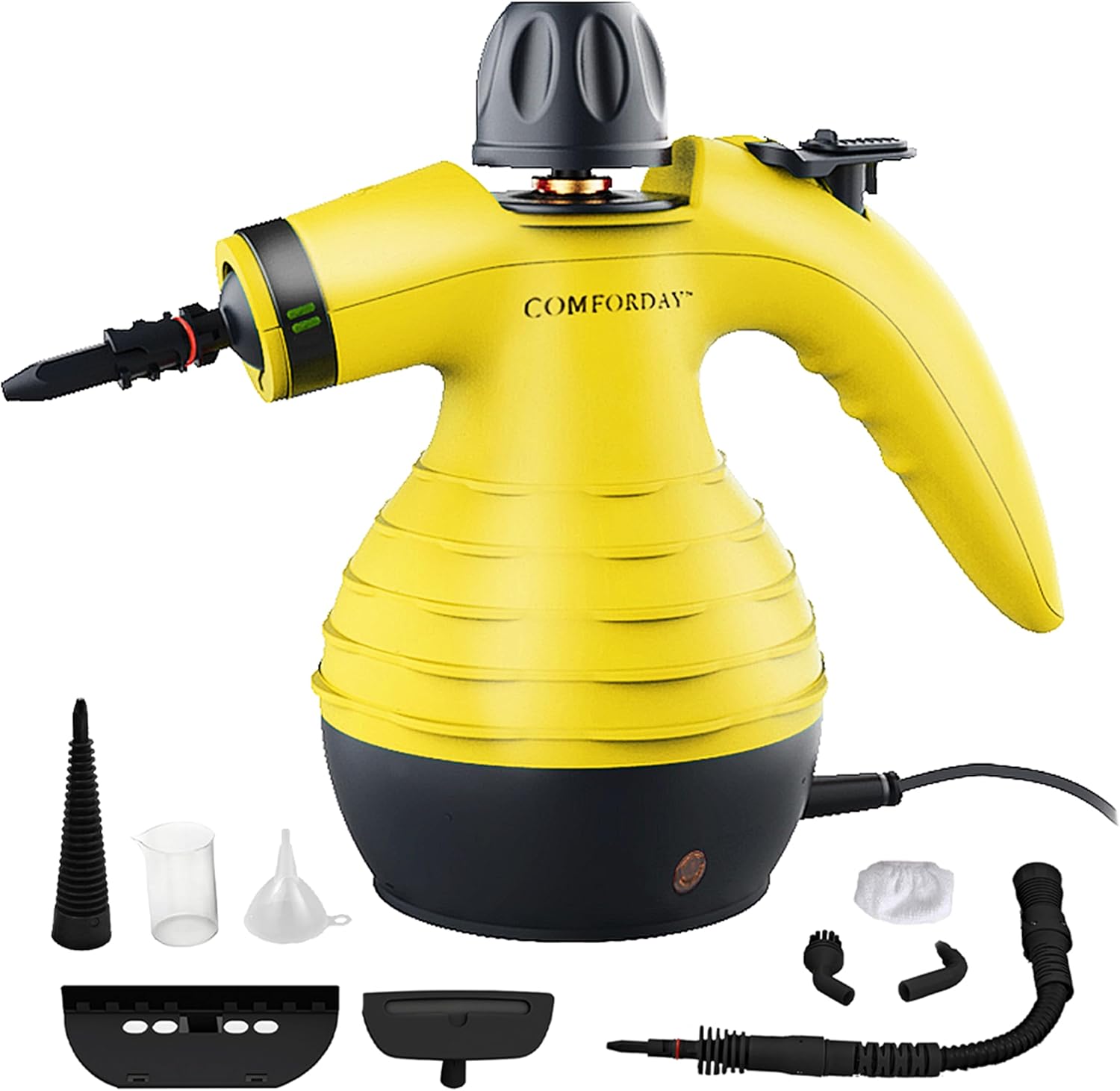 Comforday Multi-Purpose steam cleaner handheld with 9-Piece Accessories, Perfect...