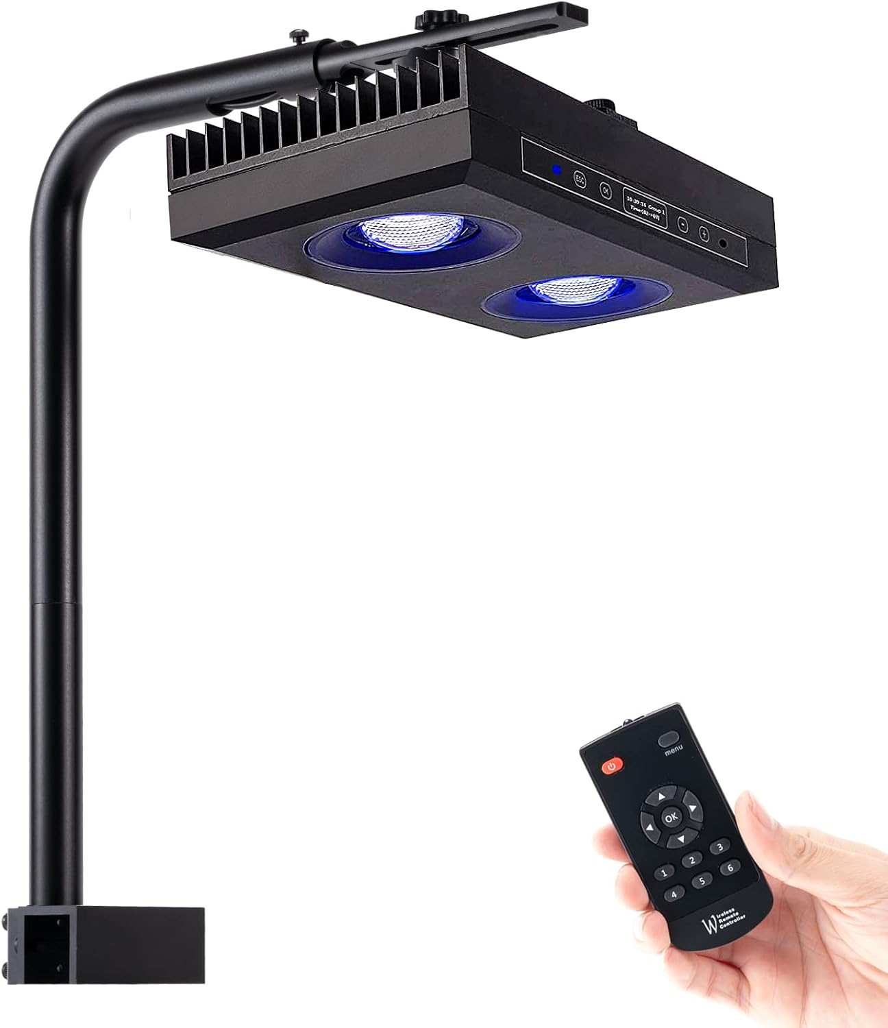 Aquarium Light - 95 Watt Sunrise Sunset Moonlight, Group Control Program Coral R...