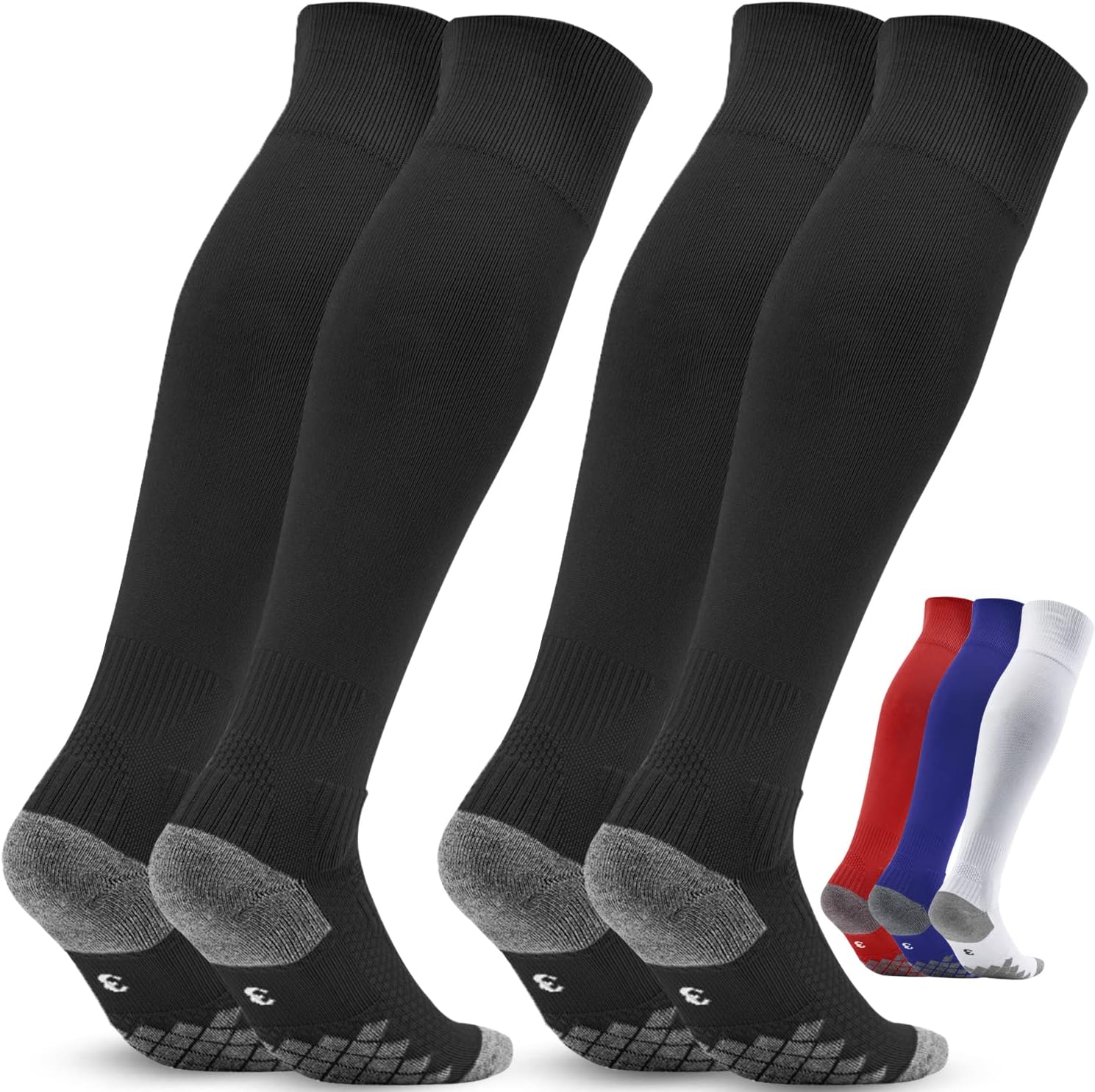 Northdeer Football Socks Kids Men Adults Knee High Sport Socks Trainer Socks