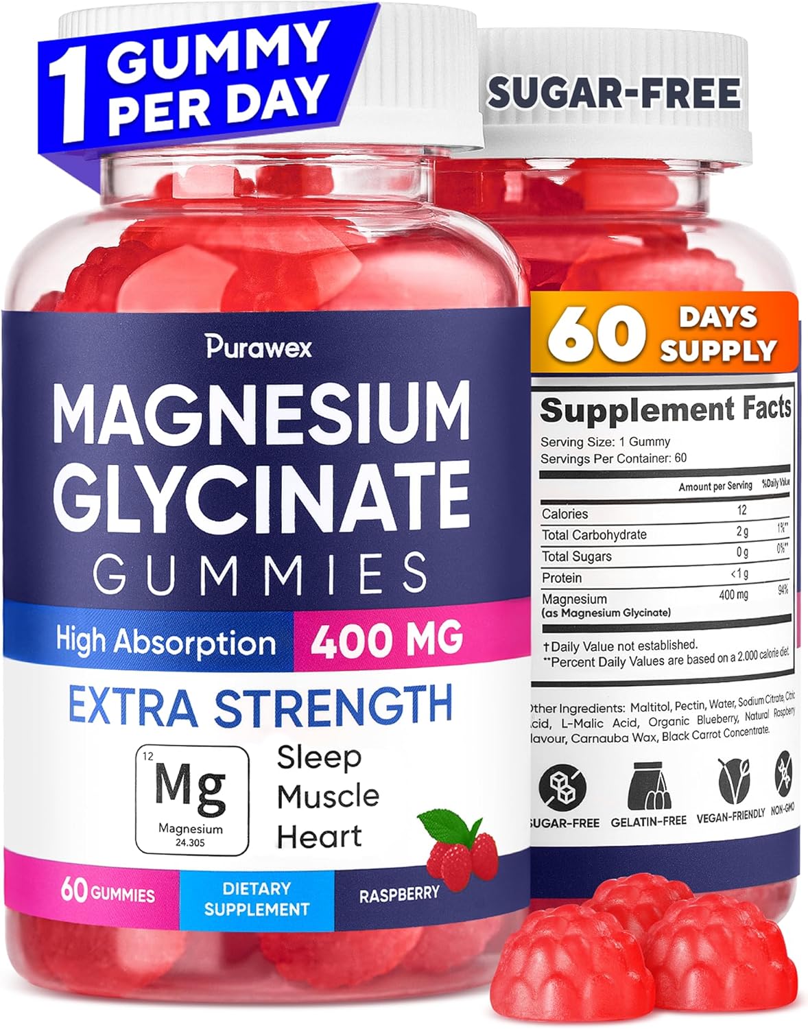 High-Quality Magnesium Glycinate Gummies, Special...