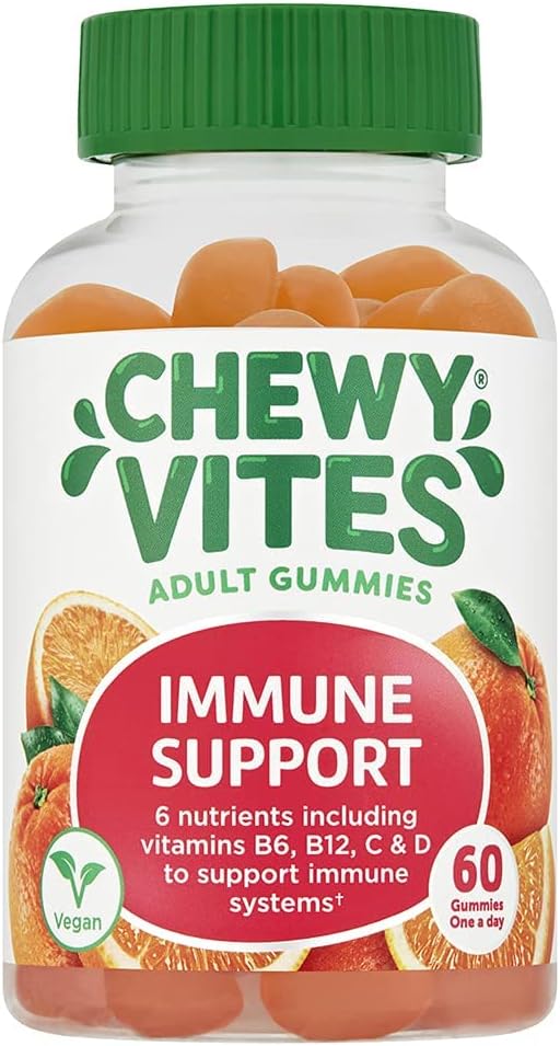Chewy Vites Adult Immune Support, 60 Multivitamin Gummies, High Strength Vitamin...