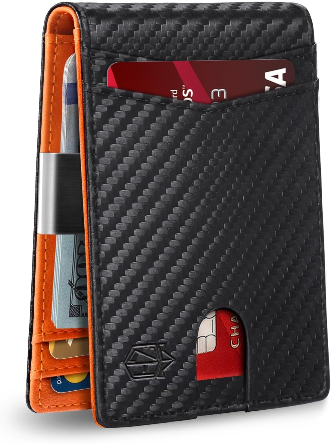Zitahli Slim Wallet for Men Gifts 12 Card Slots ID Window With Money Clip Minima...