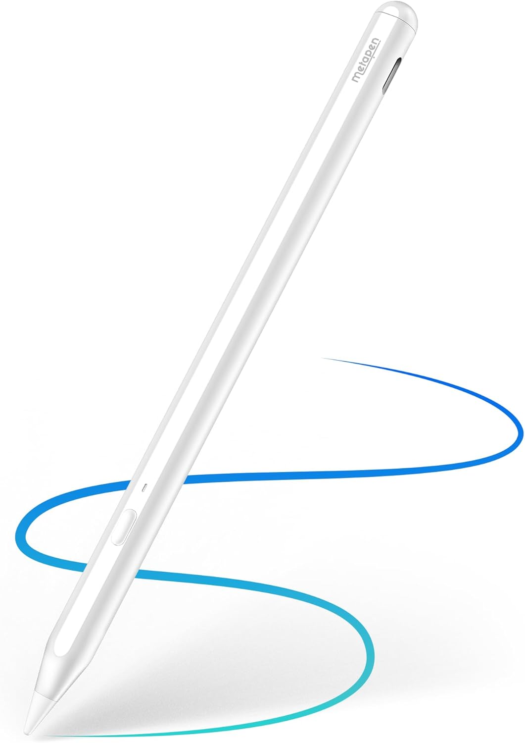 Metapen Pencil A11 for iPad 2018-2025, (Quick Button), 0.1mm Pixel Precise, 2X F...