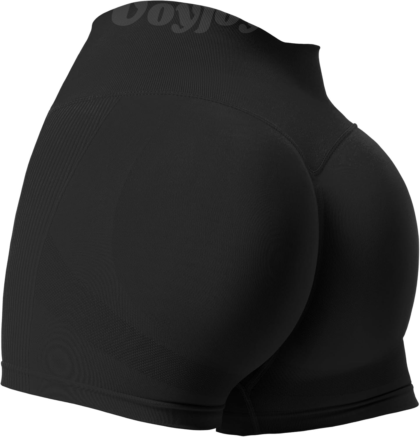 VOYJOY Women Workout Shorts 3.6" Scrunch Butt Lifting Gym Seamless Yoga Biker Sh...