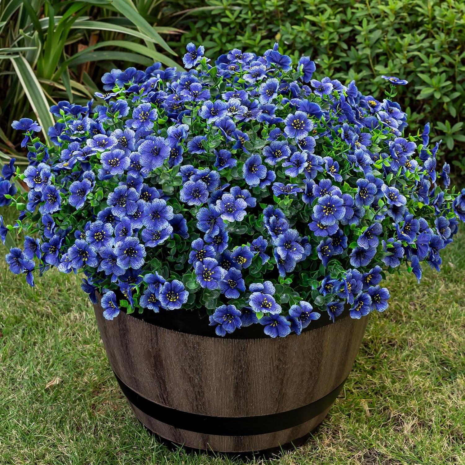 Artificial Flowers for Outdoor, Special Faux Eucalyptus Flowers, High-Quality Fa...