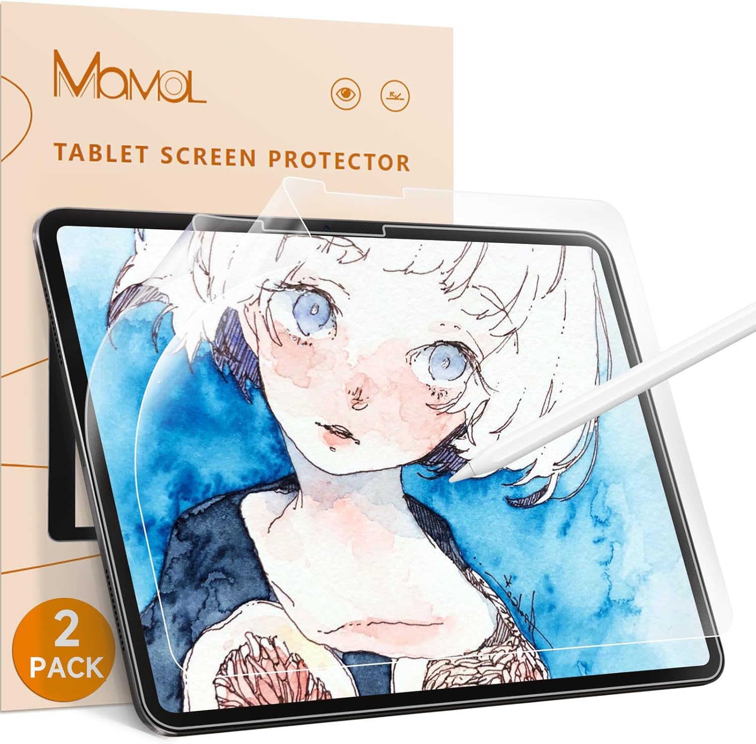 [2 Pack] Paper Screen Protector for iPad 10th generation (2022) / 11th generatio...
