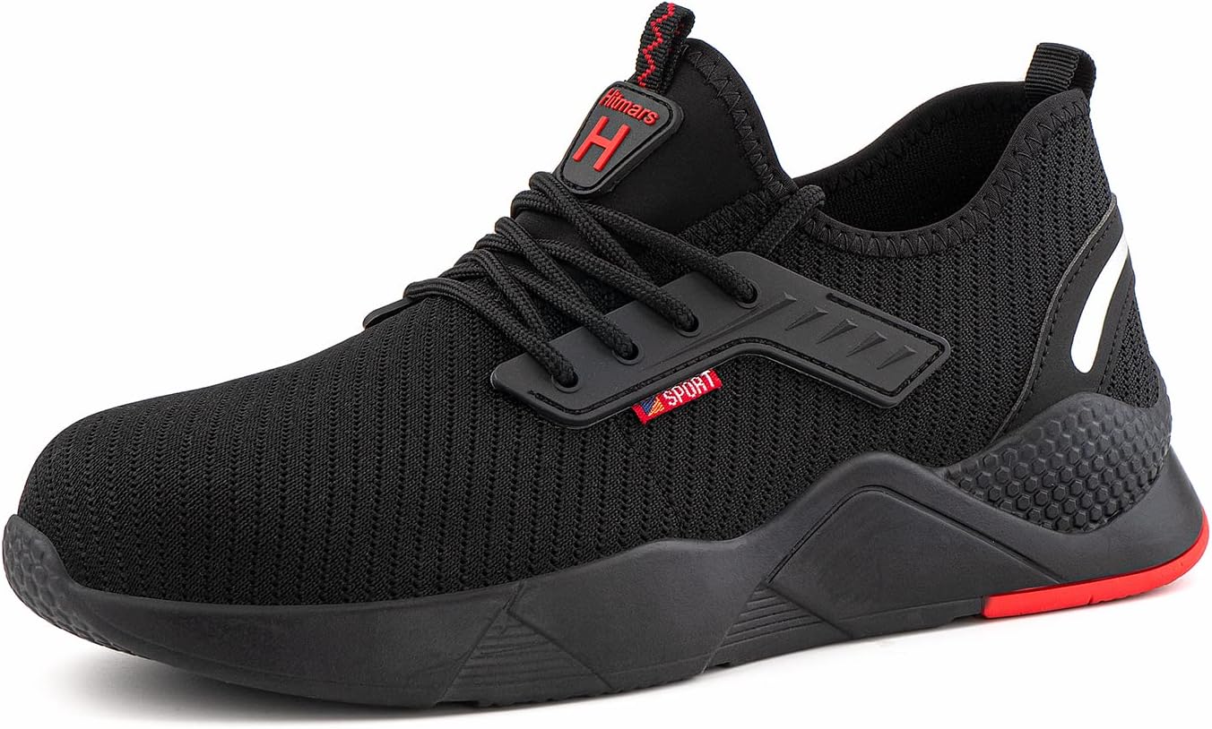 Hitmars Safety Trainers Mens Womens Steel Toe Cap Trainers Lightweight Work Tria...