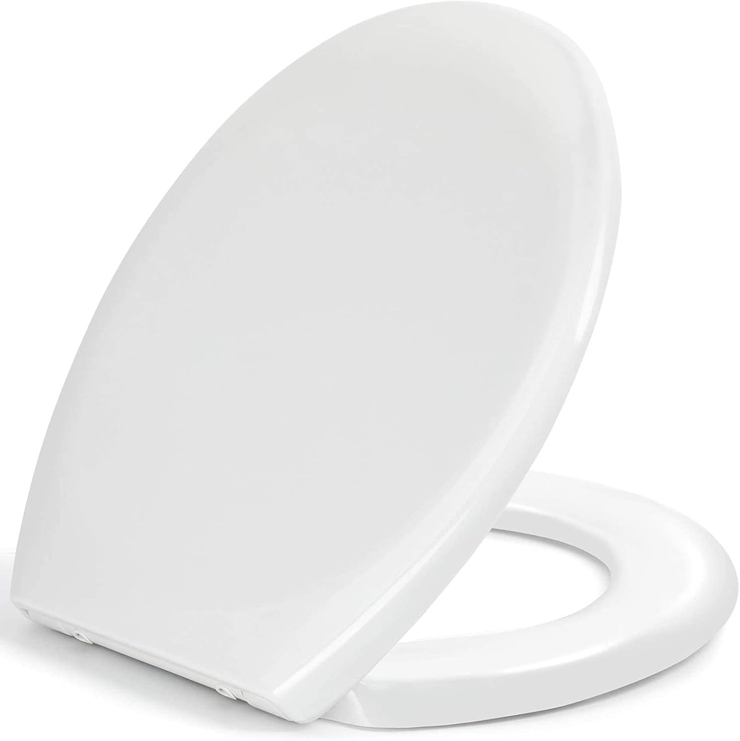 Toilet Seat, Soft Close Toilet Seats White with Quick Release for Easy Clean, To...