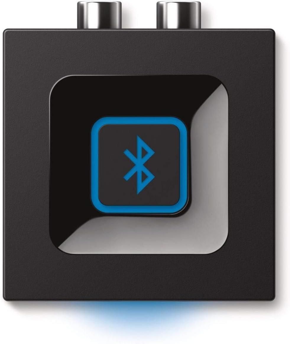 Logitech Wireless Bluetooth Audio Receiver, Multipoint Bluetooth, 3.5mm & RCA In...