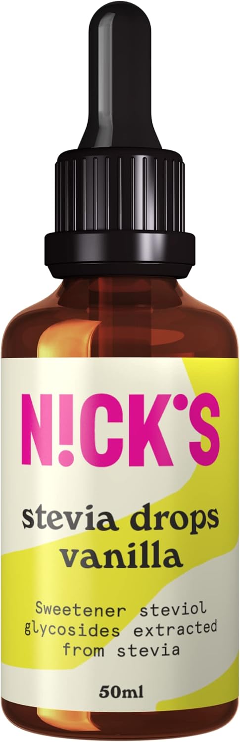 NICKS Stevia Drops, Special Natural Sugar Free Liquid, Innovative Keto Sweetener...