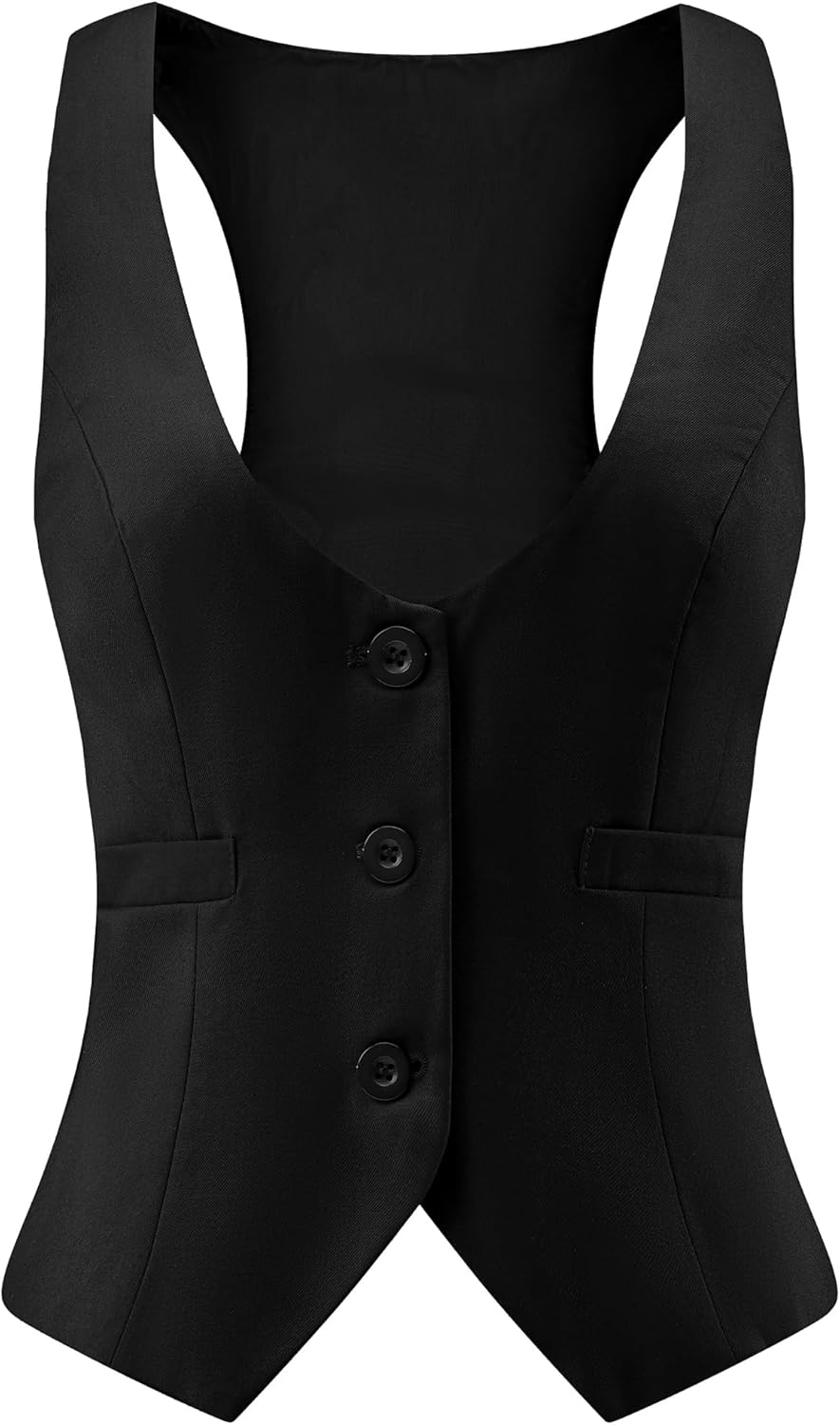 V VOCNI Suit Vest for Women Waistcoat Vest Vintage Steampunk Dressy Casual Racer...