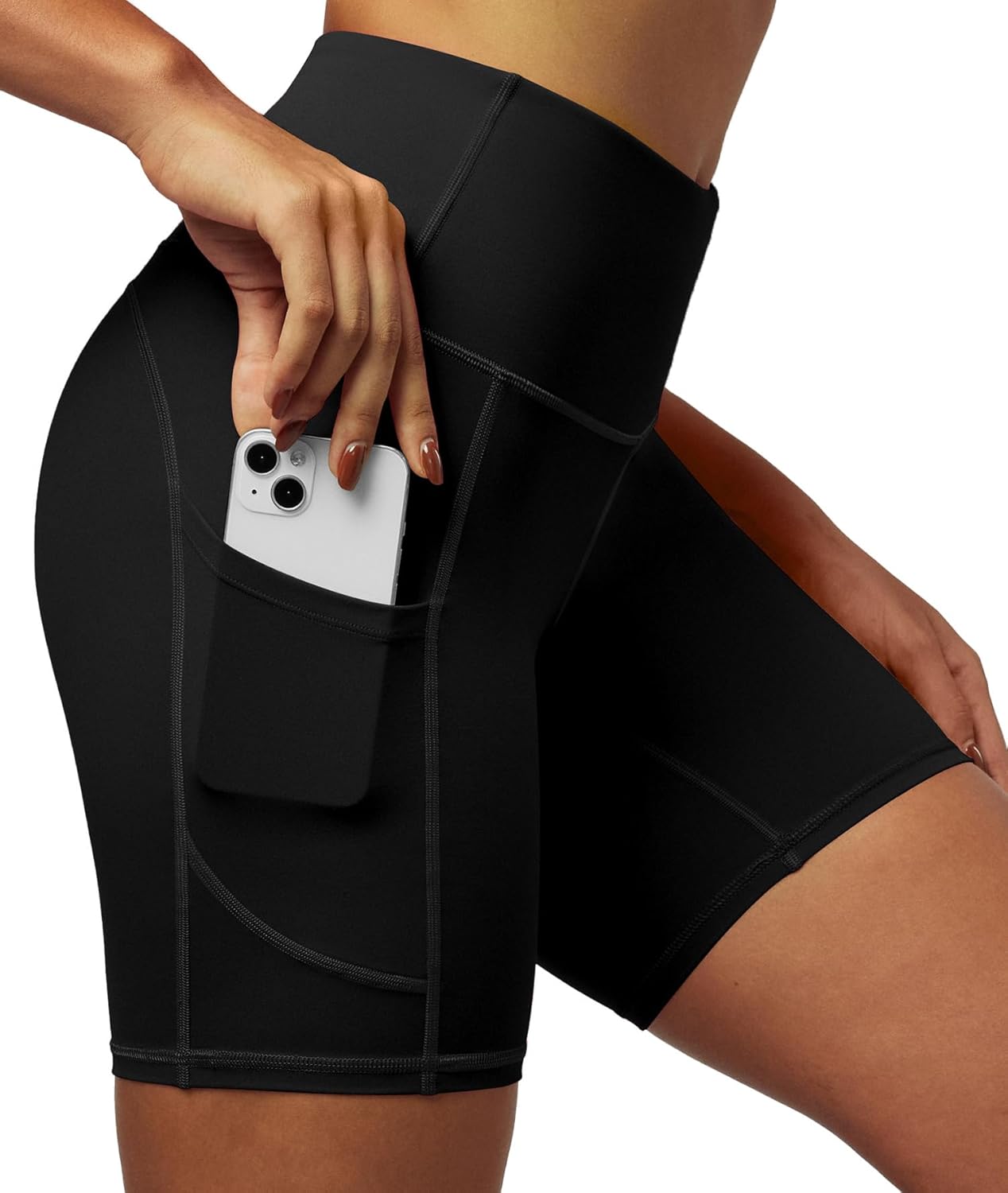 IUGA Gym Shorts for Women High Waisted Tummy Control Cycling Shorts Women with P...