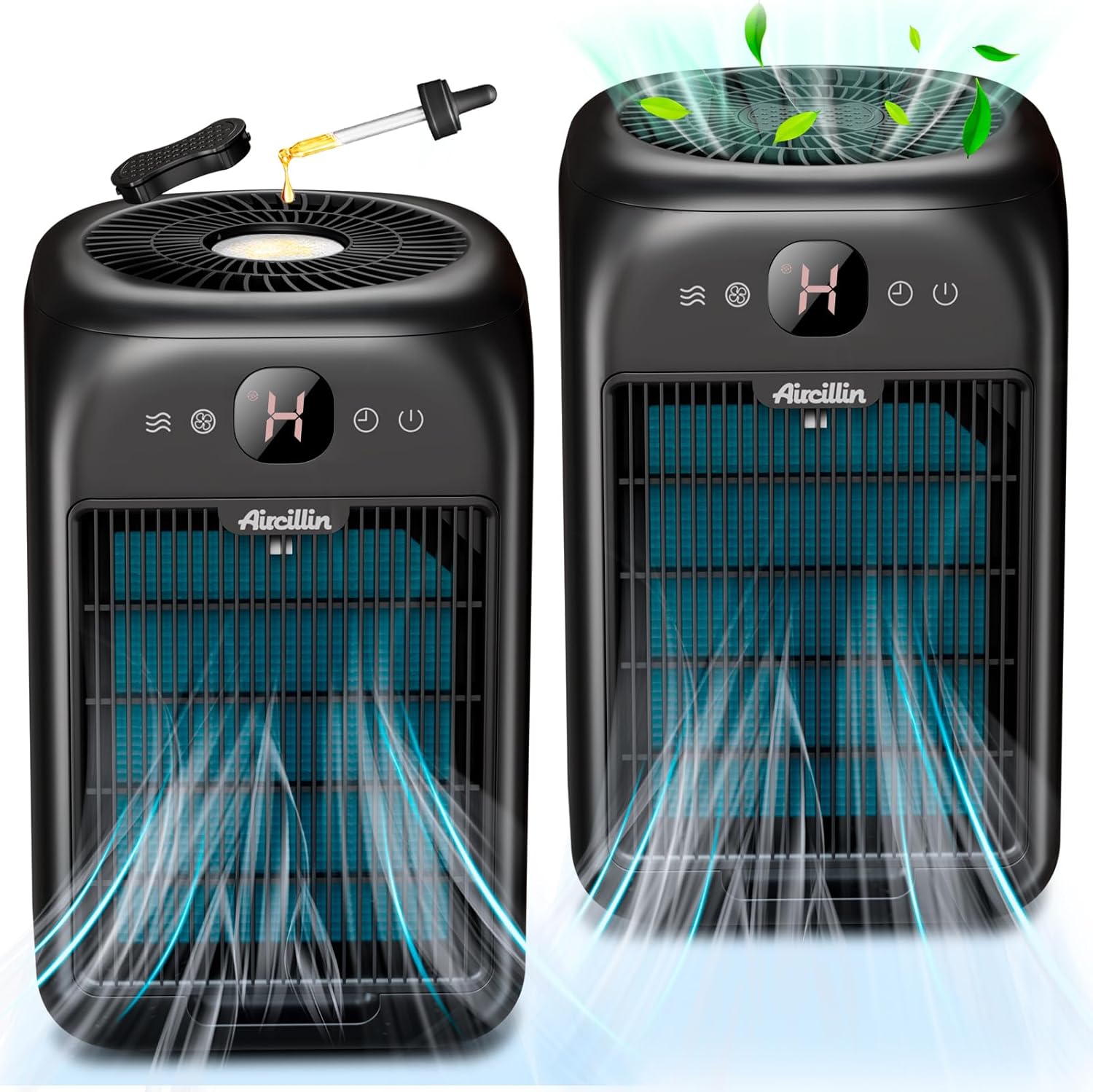 2-Pack Air Purifiers for Home Large Room Up to 908 Sq Ft Each One, HEPA Air Puri...