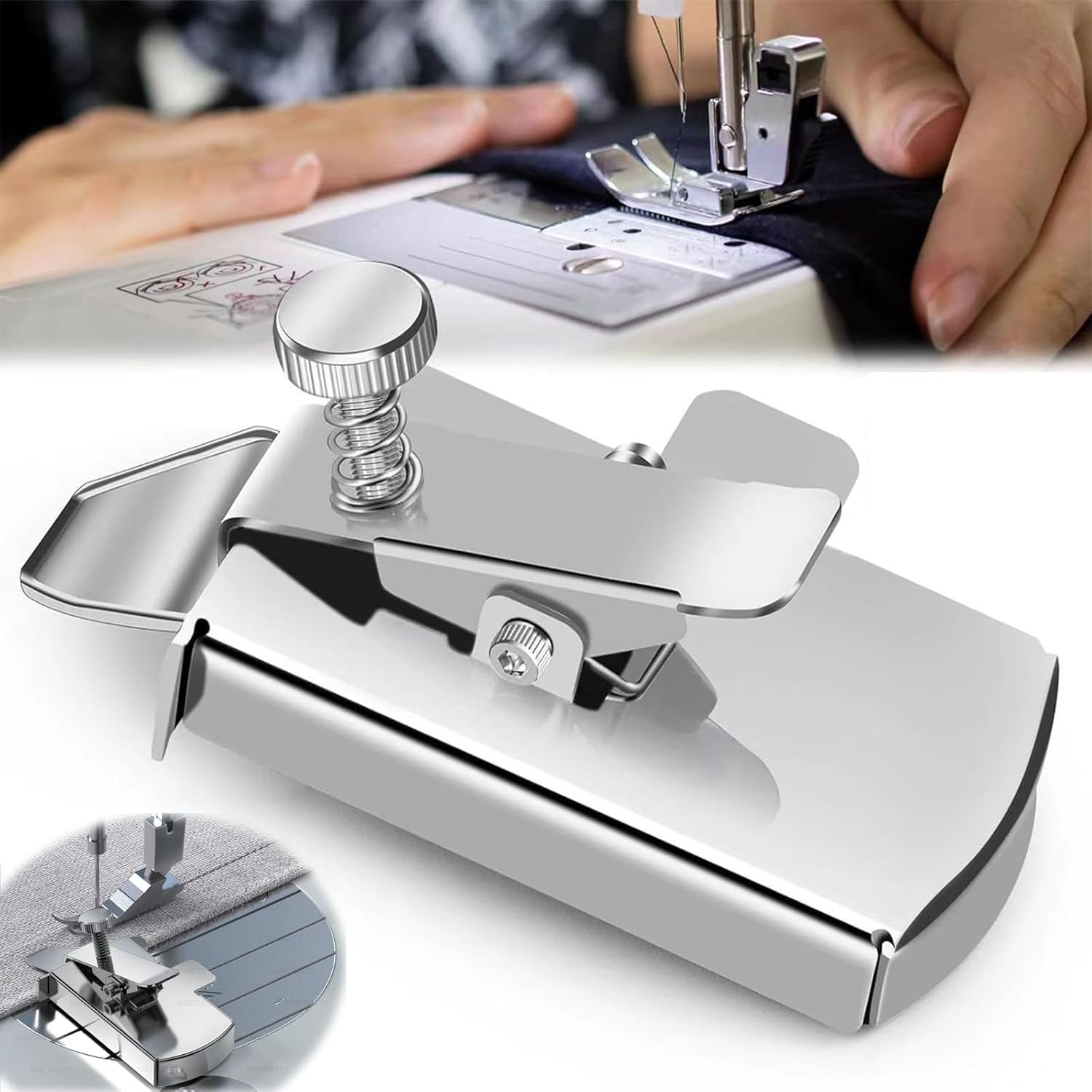 OuMaiFeng Magnetic Seam Guide for Sewing Machines, Sewing Machine Quilting Acces...