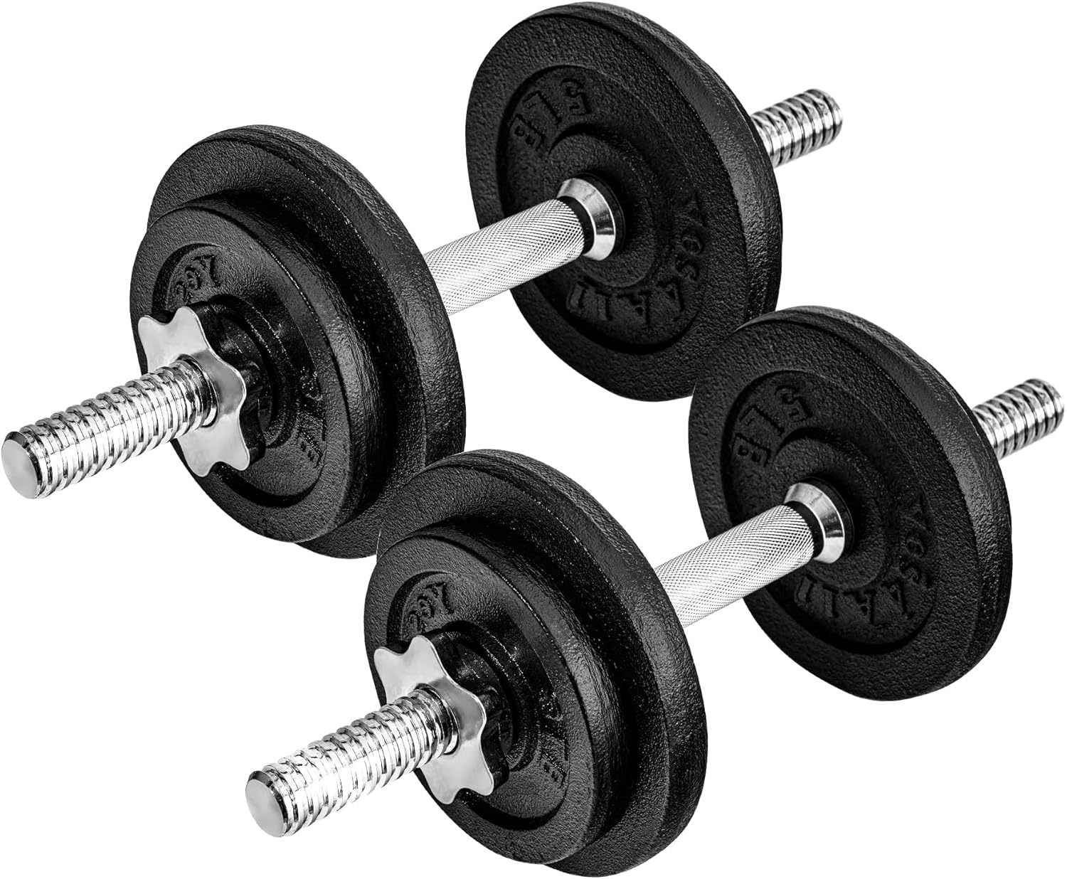 Yes4All Old School Adjustable Dumbbell Set with We...
