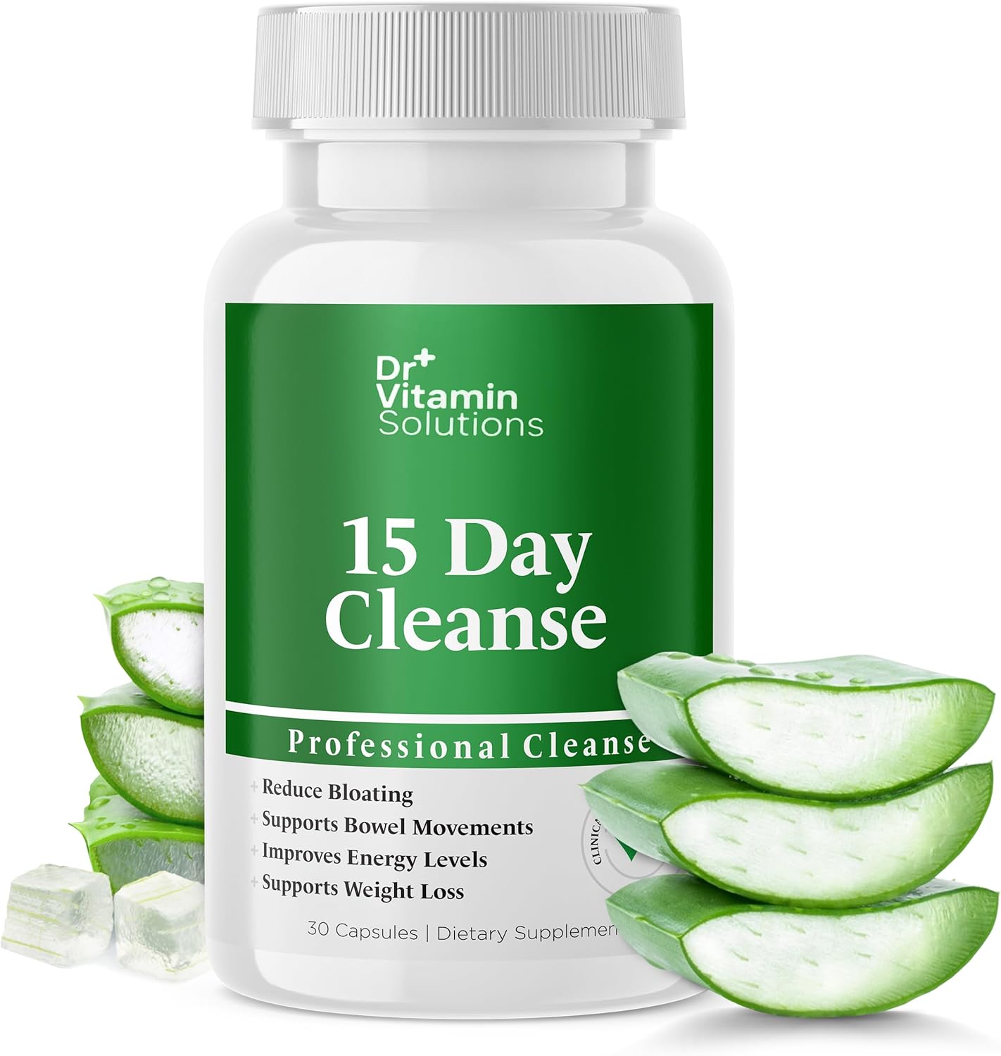 15 Day Cleanse Gut Support, Detox for Men & Women, All Natural Colon Cleanser fo...