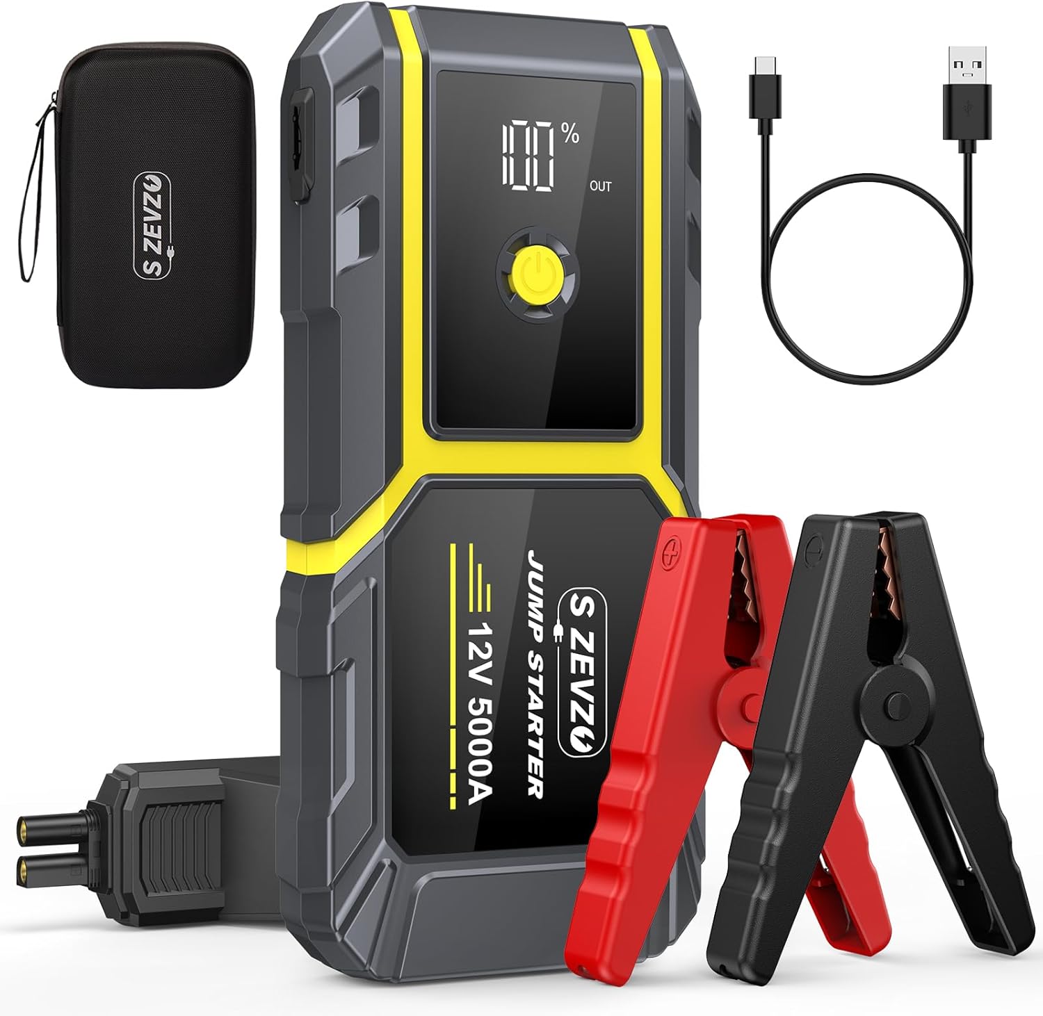 H021 Car Jump Starter, Peak 5000A Jump Starter Battery Pack for Up to 10.0L Gas...