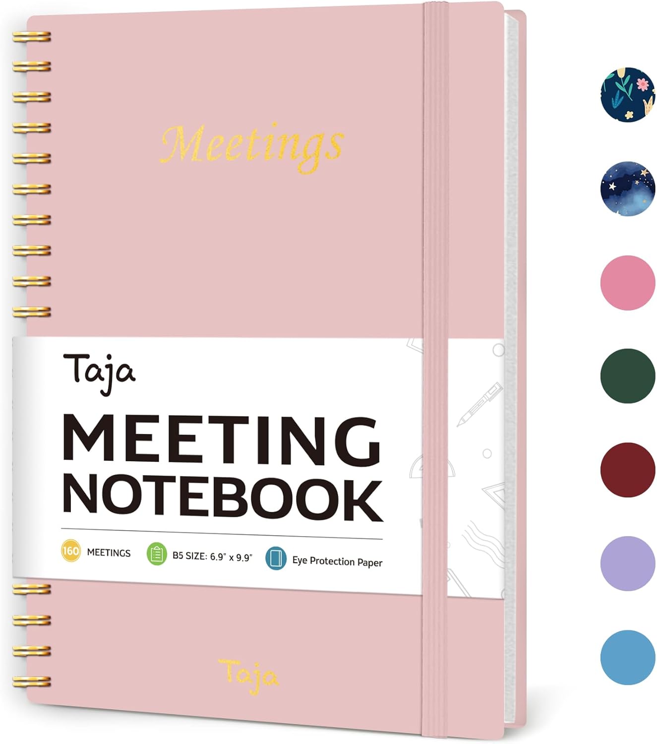 Meeting Notebook For Work Organization - Work Planner Notebook With Action Items...
