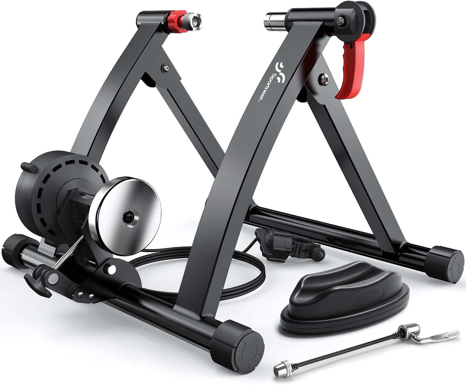 Sportneer Bike Trainer - Magnetic Stationary Bike Stand for 26-28" & 700C Wheels...