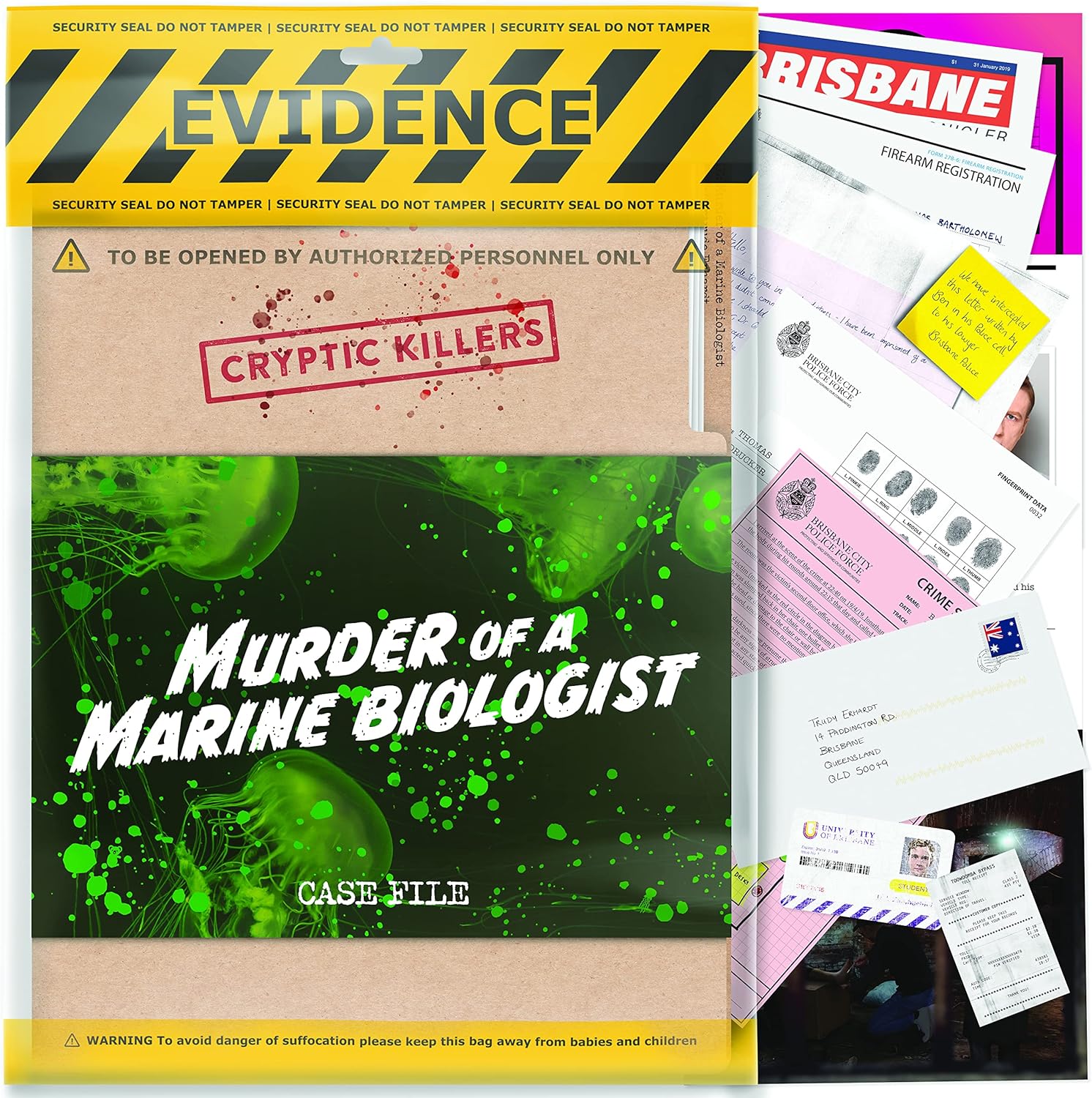 Cryptic Killers Unsolved murder mystery game - Cold Case Files Investigation Det...