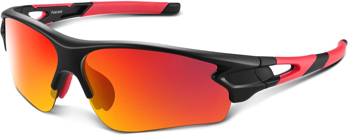 BEACOOL Polarized Sports Sunglasses for Men Women Youth Baseball Cycling Fishing...