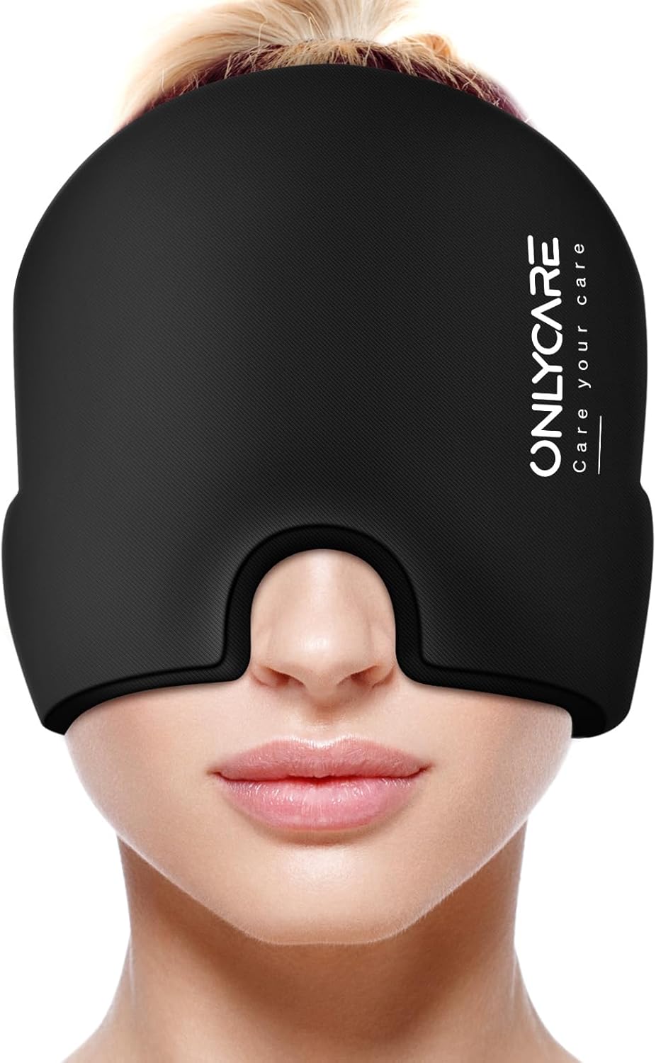 ONLYCARE Migraine Relief Cap, Upgraded Odorless Headache Relief Cap, 360° Gel Su...