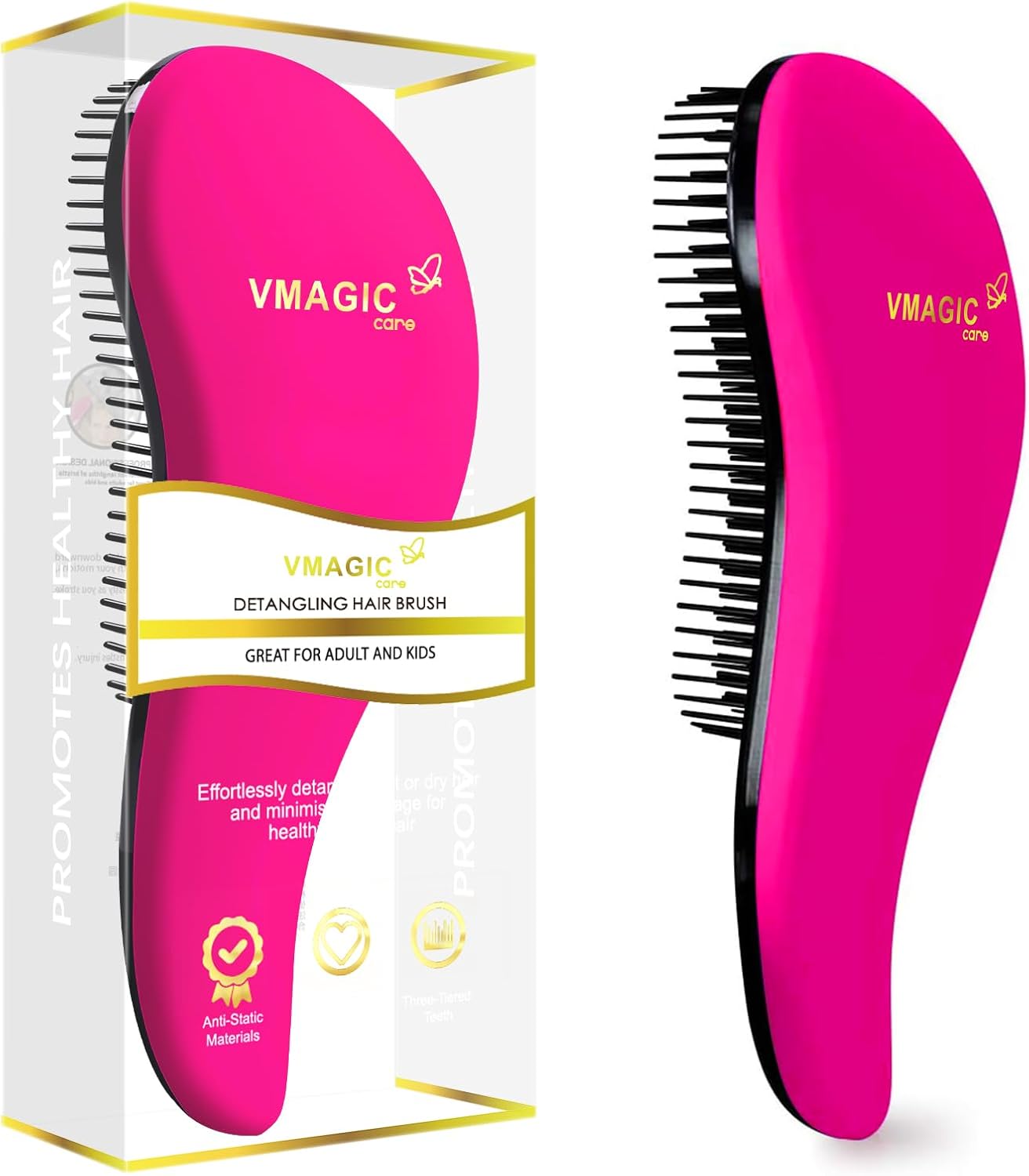 Detangling Brush - glide the Detangler Brush through Tangled hair - Best Brush/C...