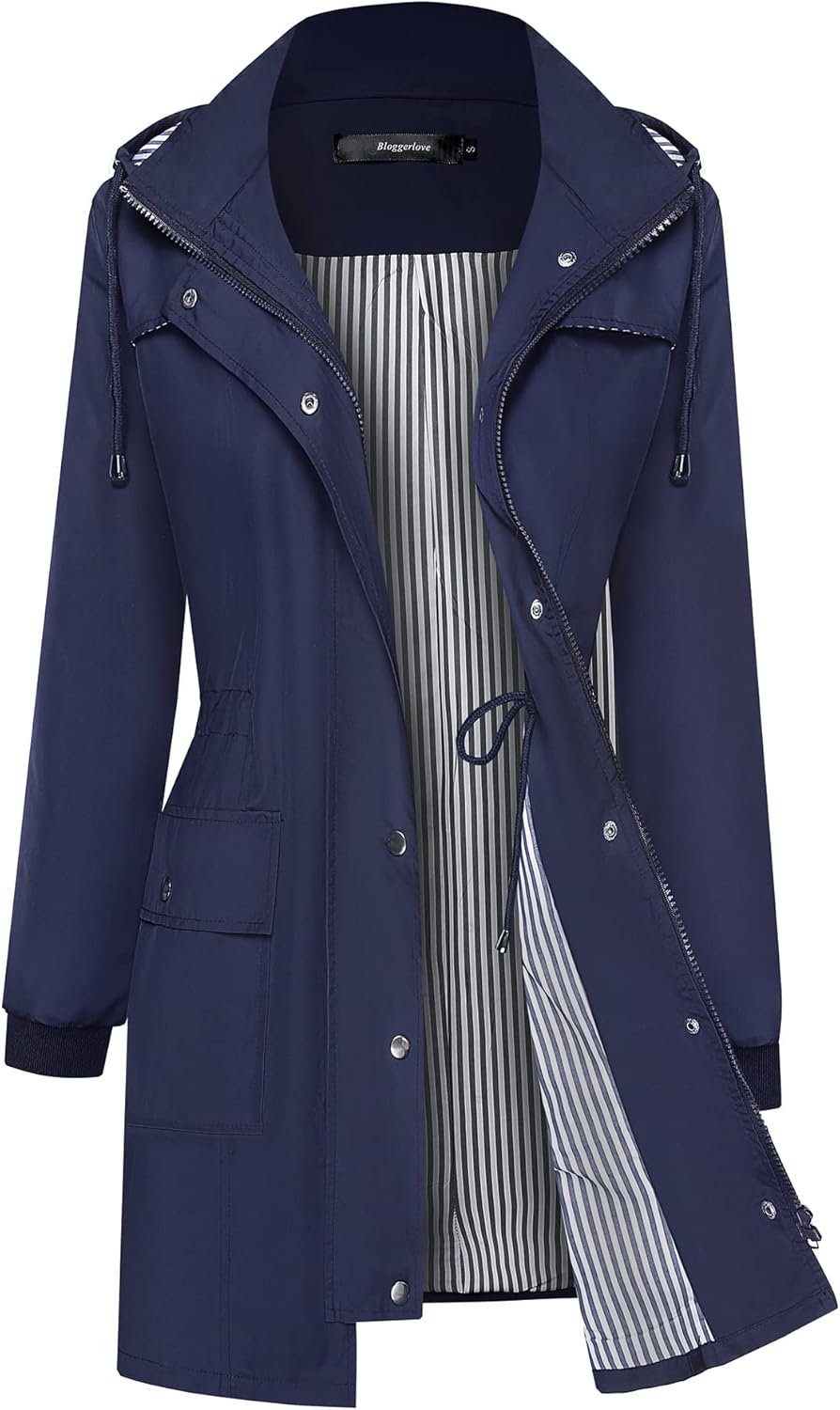 Special Bloggerlove Rain Jacket, Premium Lightweight Raincoat for Women, High-Qu...