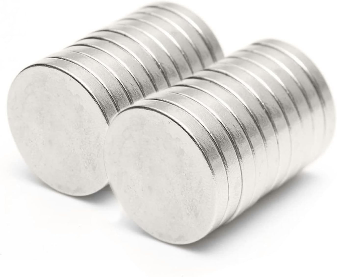 Yizhet 20 PCSs 20 * 2.5mm Magnets, Small yet Strong, Neodymium for Fridge, White...
