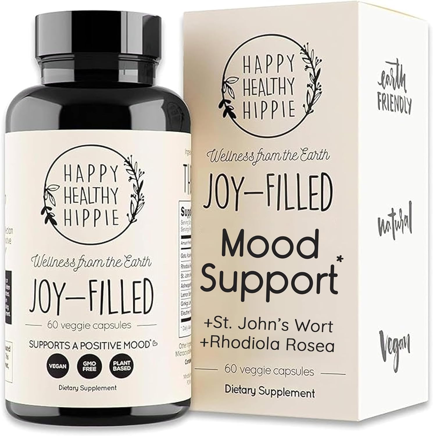 Joy-Filled Mood Support Supplement with St. Johns Wort | Stress Relief – Helps C...