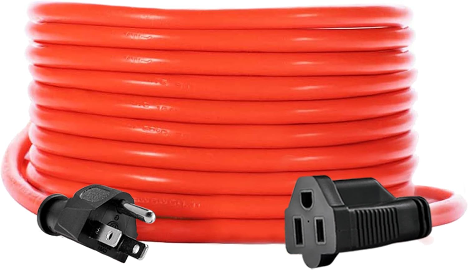KMC 20ft Outdoor Extension Cord, 20-Foot 16/3 Weatherproof Indoor/Outdoor Extens...