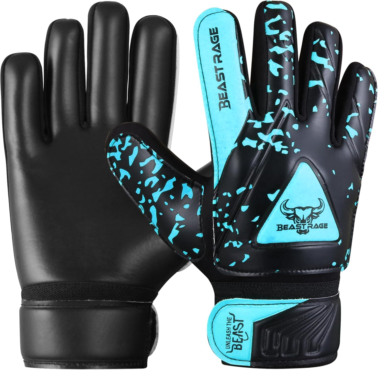 BEAST RAGE Goalkeeper Gloves for Kids Boys Youth,Soccer Goalie Gloves Kids with...