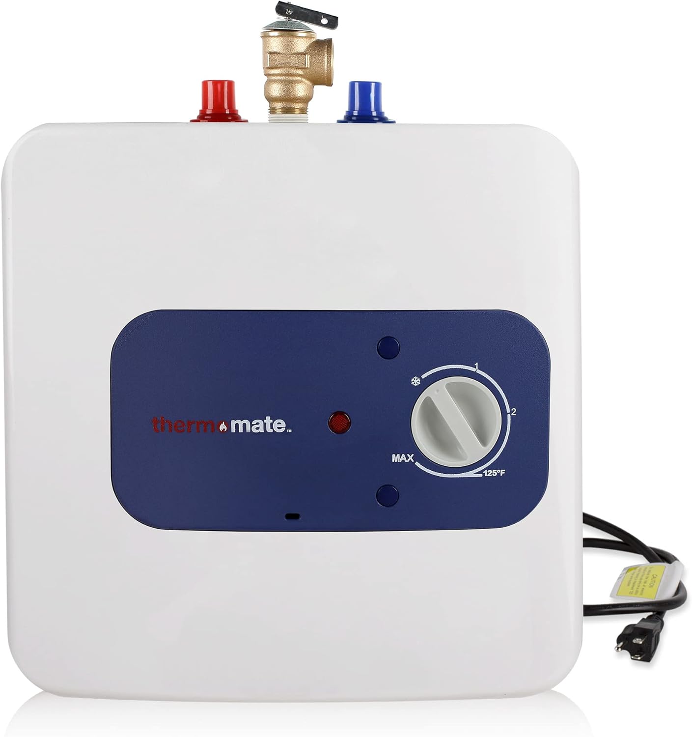 Electric Mini Tank Water Heater UL Listed, thermomate 2.5 Gallons Small Under Si...