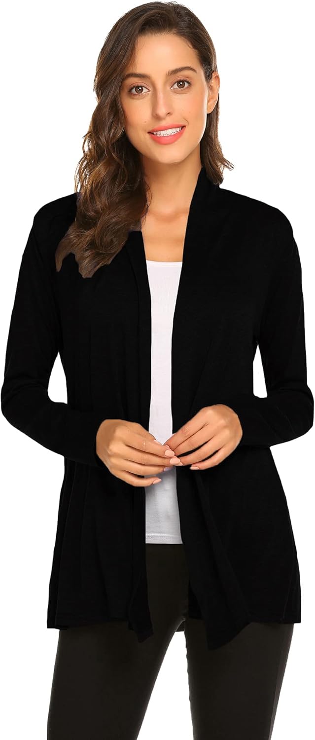 Newchoice Womens Cardigan, Special Womens Casual Lightweight Long Sleeve Cardiga...