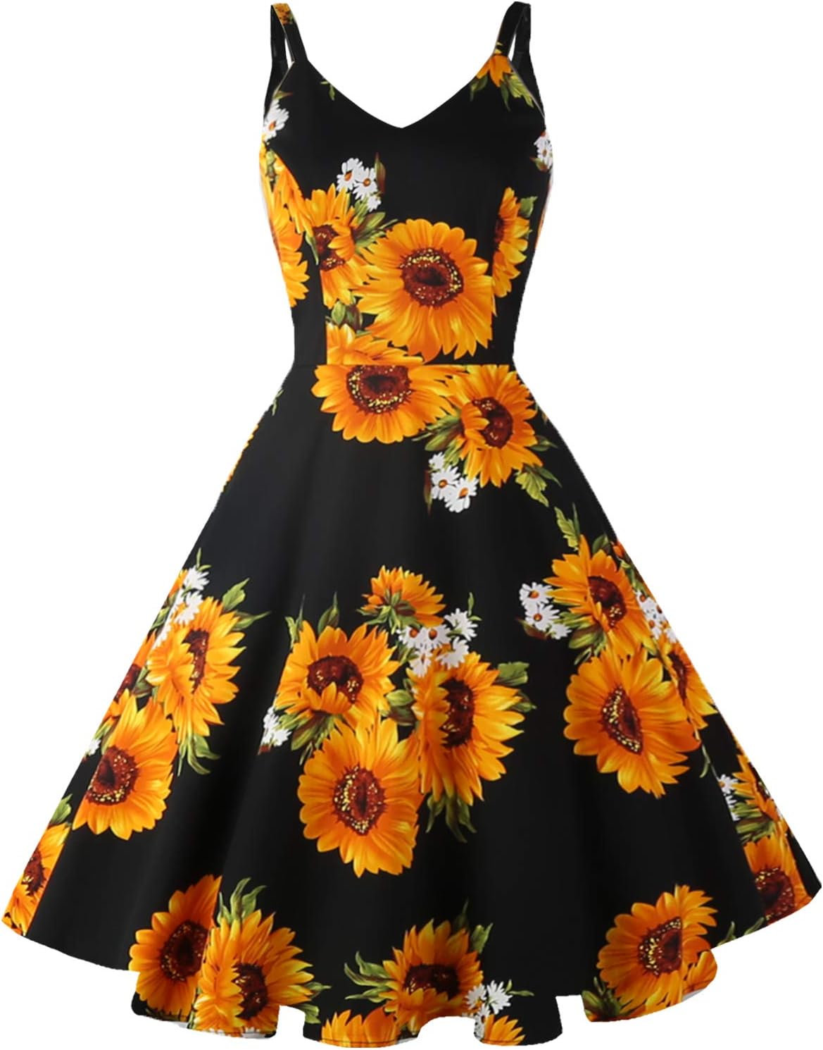Unique GOOBGS Women's 1950s Retro Vintage Dress, Special Cocktail Swing Dresses...