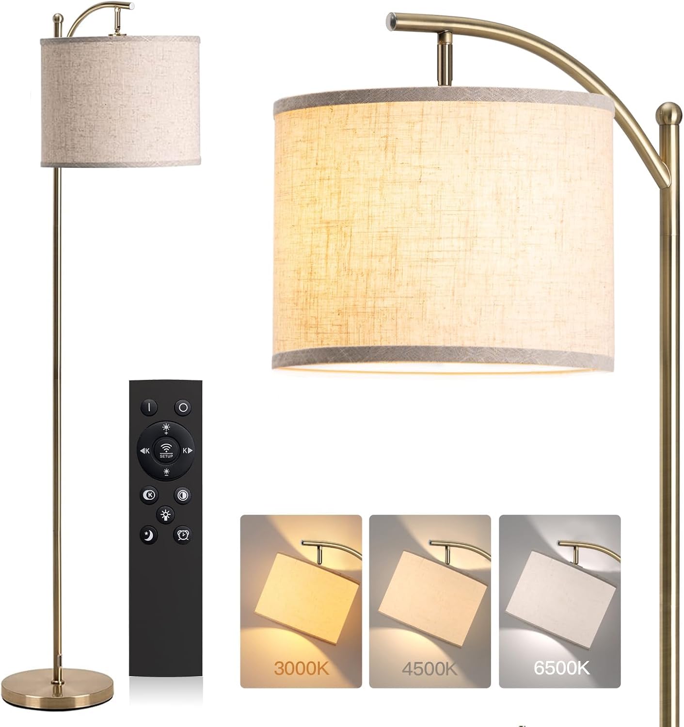 addlon Floor Lamp, Special Dimmable Standing Lamp with Remote, Innovative Lamp w...