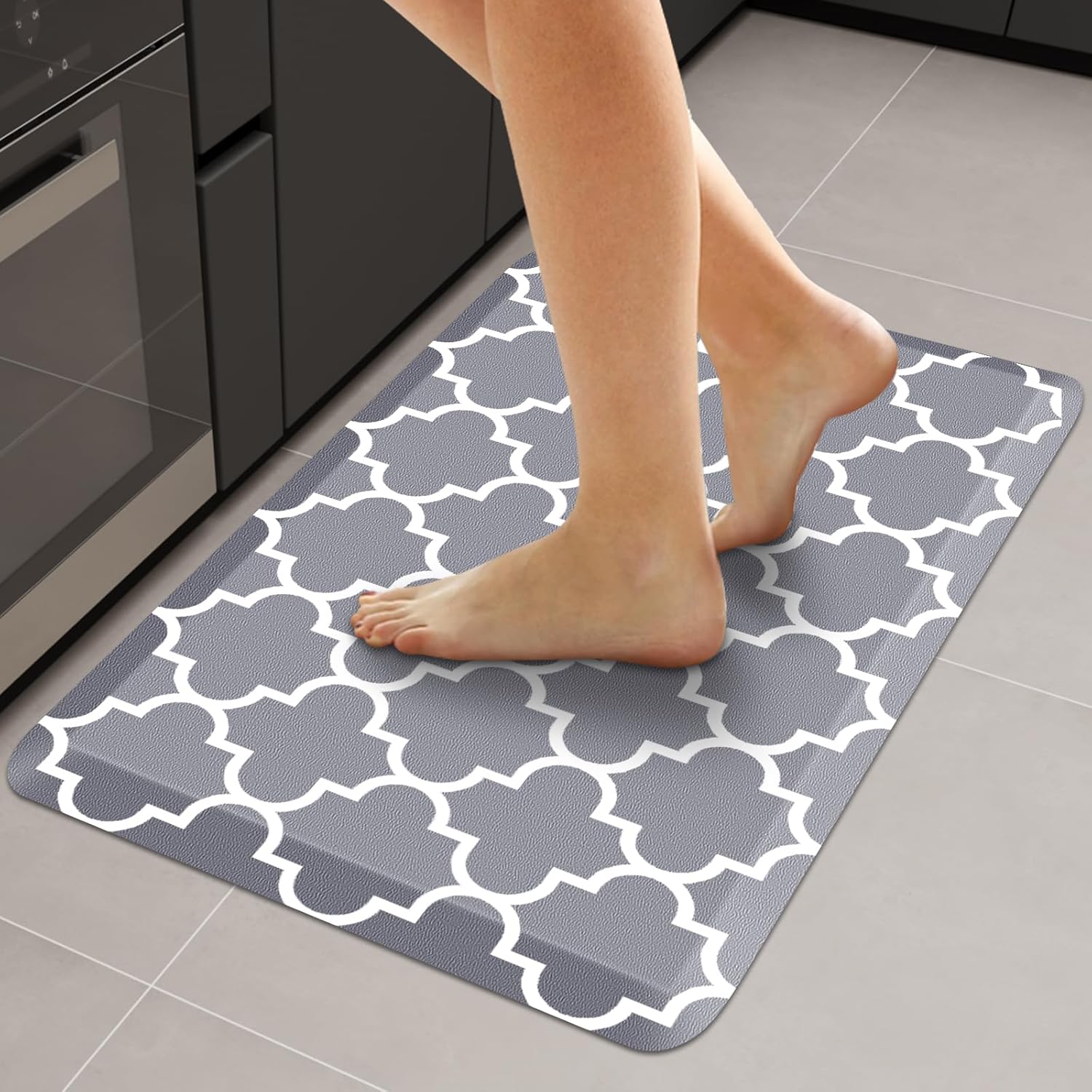 WISELIFE Anti Fatigue Floor Mat - 4/5 Inch Thick Kitchen Mat Non Slip Waterproof...