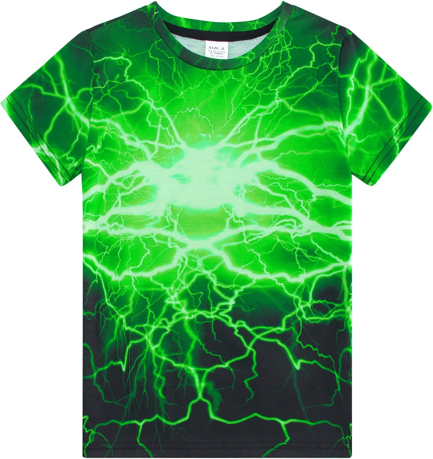Unique Funnycokid Kids T-Shirt, Special Graphic Tee with Neon Clothes Design, St...