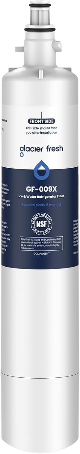 GLACIER FRESH Replacement for RPWFE, RPWF (Built-in CHIP) Refrigerator Water Fil...