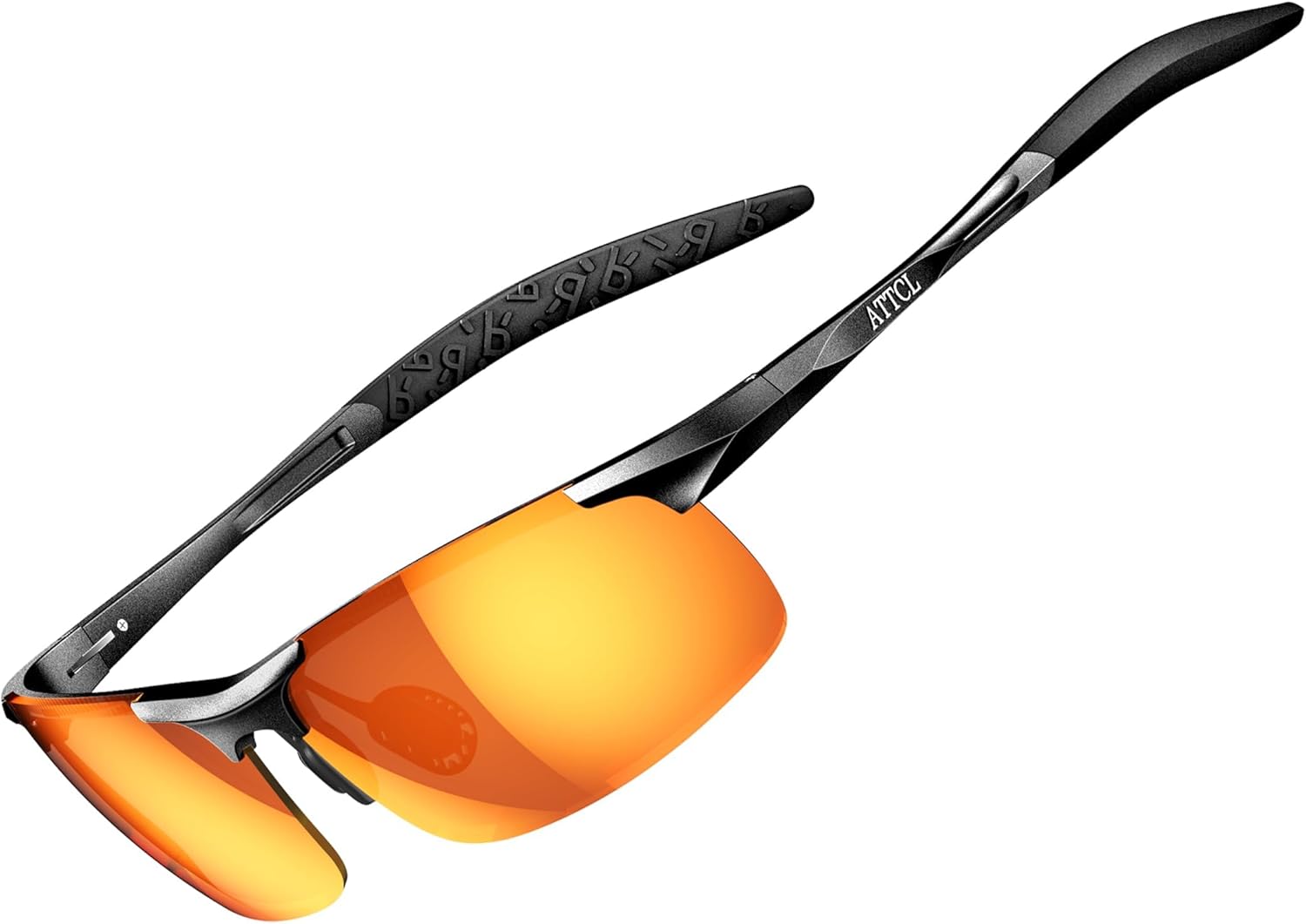 ATTCL Men's Sports Polarized Sunglasses For Driver Golf Fishing Unbreakable Meta...