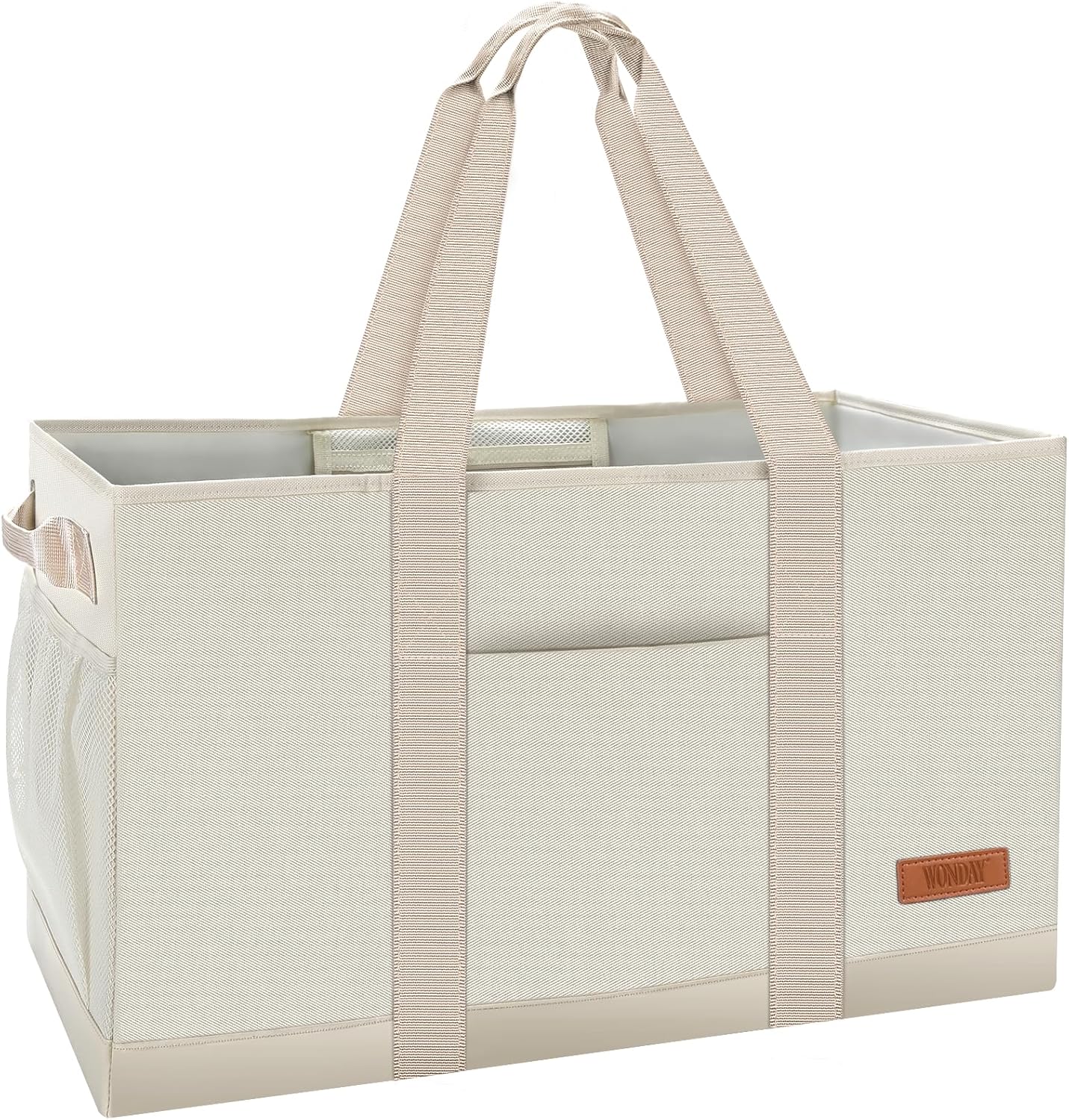 WONDAY Standing Extra Large Reusable Grocery Bag Carrier with Handle, Thirty One...