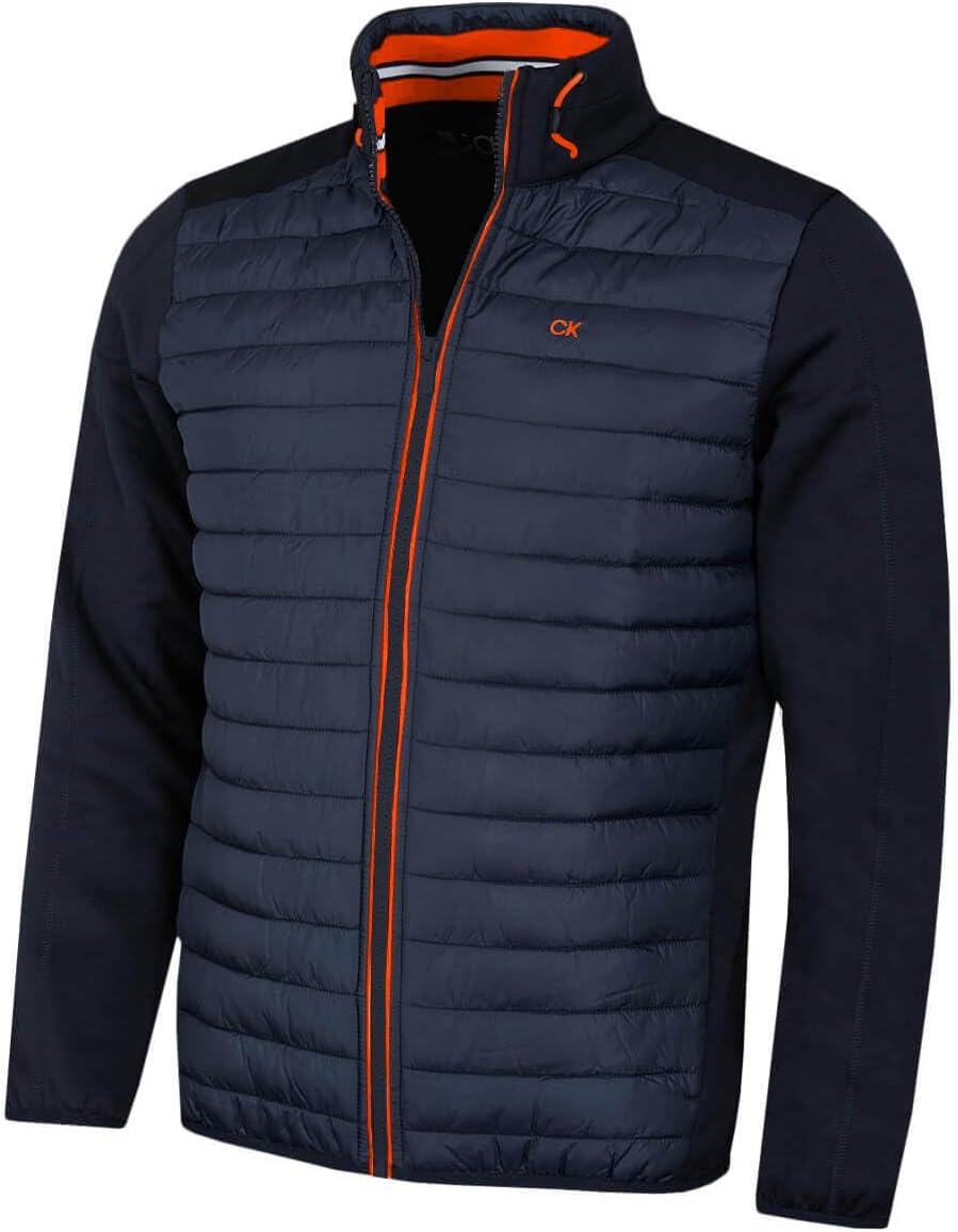 Calvin Klein Mens 2025 CK Hybrid Insulate Lightweight Golf Jacket