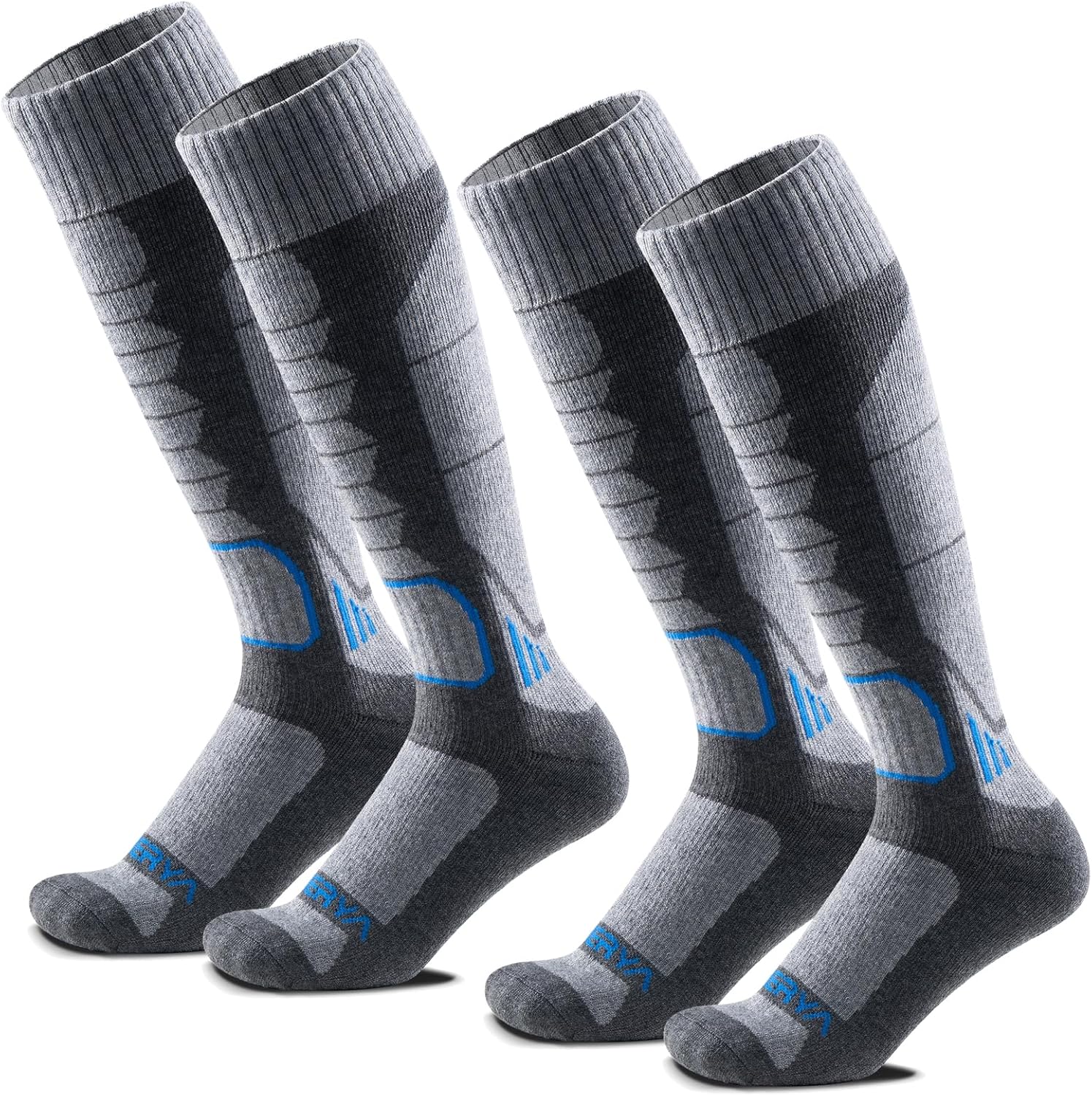 WEIERYA Ski Socks,Merino Wool Ski Socks for Skiing, Snowboarding,Outdoor Sports...