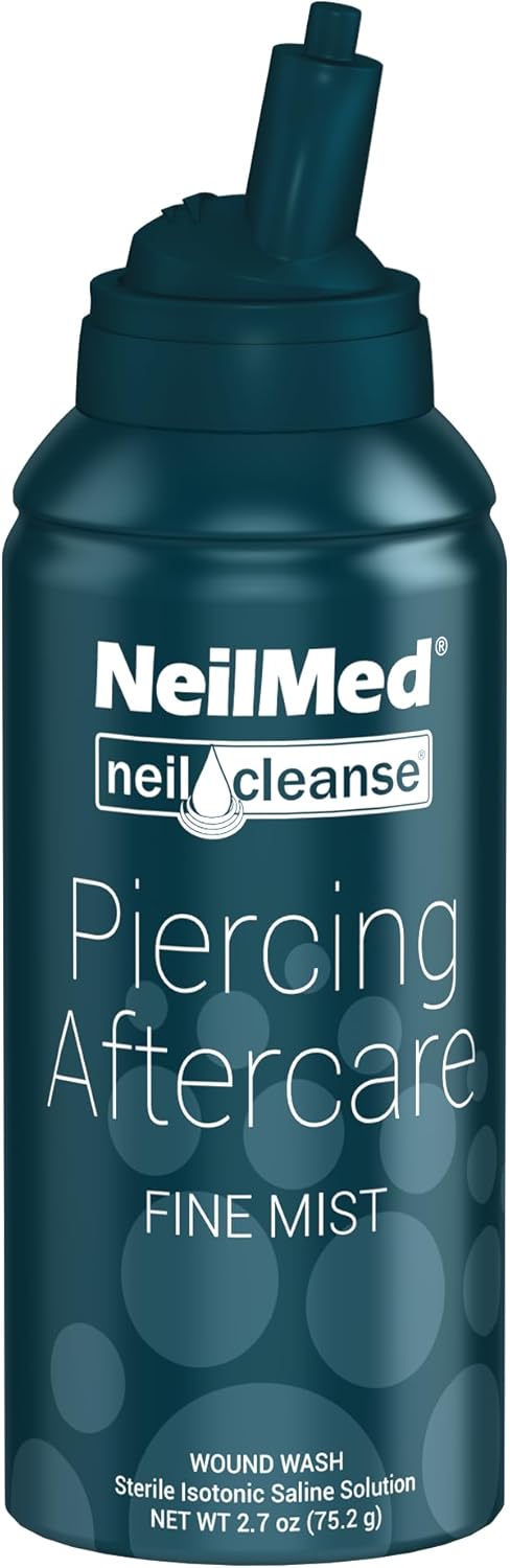 NeilMed NeilCleanse Piercing Aftercare, Fine Mist, 75.2g
