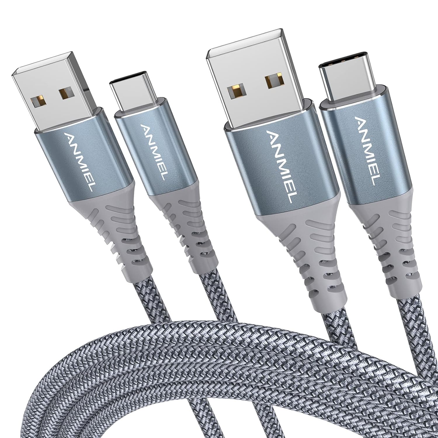 USB C Cable 3M [2 Pack] 3A Fast Charging cable,Braided USB A to USB C Charger Ca...