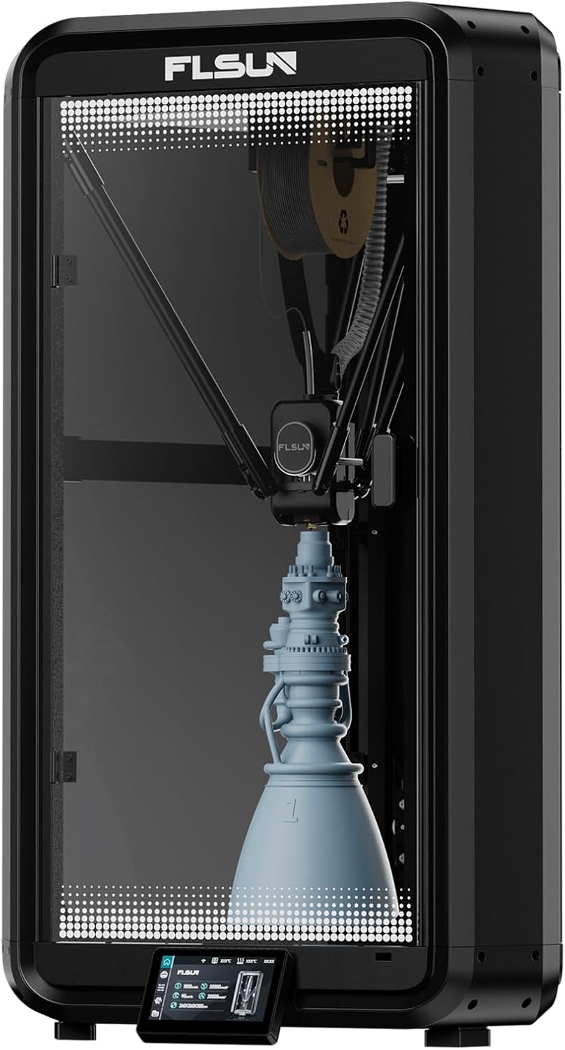 FLSUN T1 Pro 3D Printer, 1000mm/s High-Speed Printing, 60℃ Chamber Heat, Fully A...